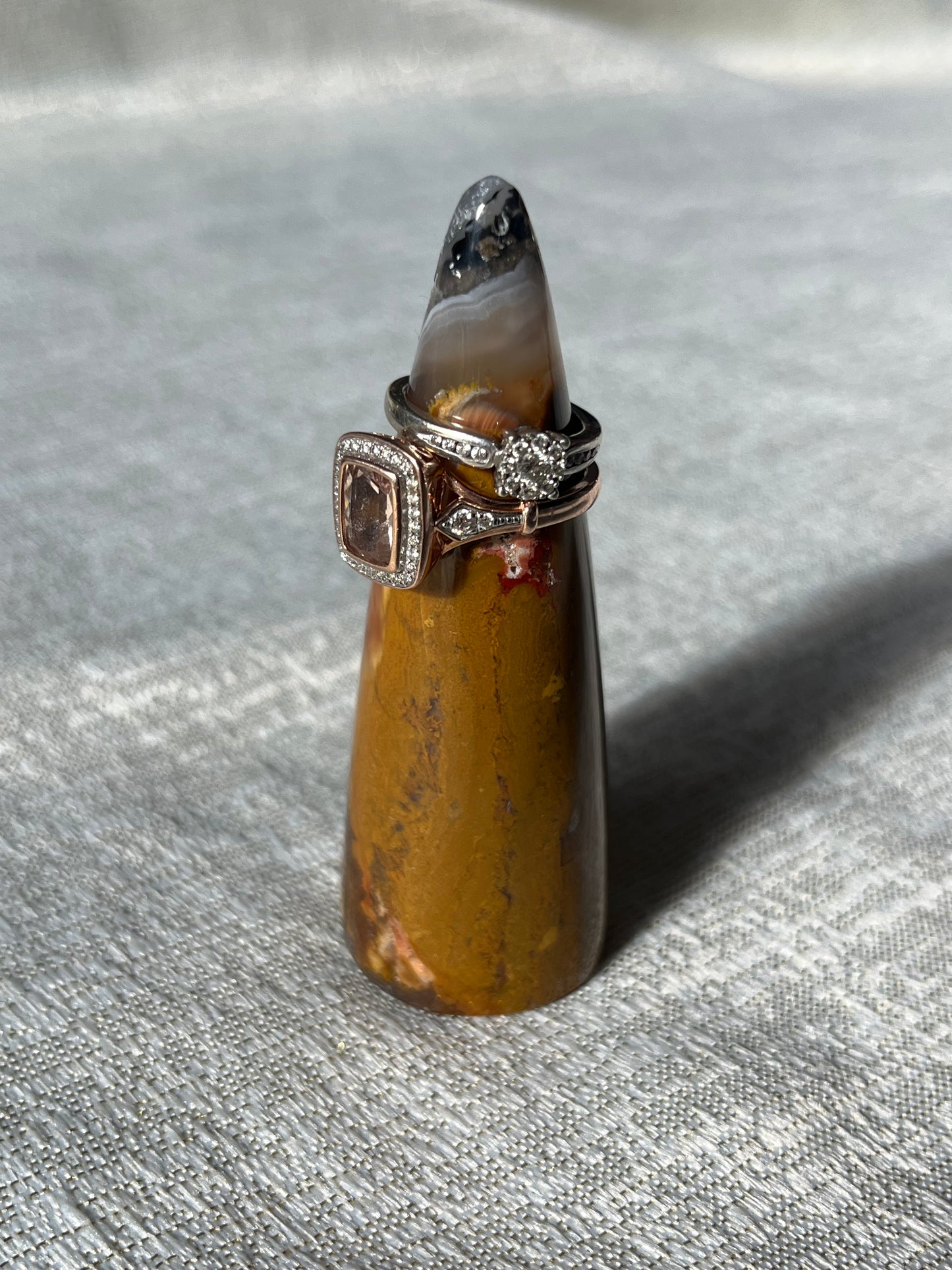 Nebula Agate Ring Holder B