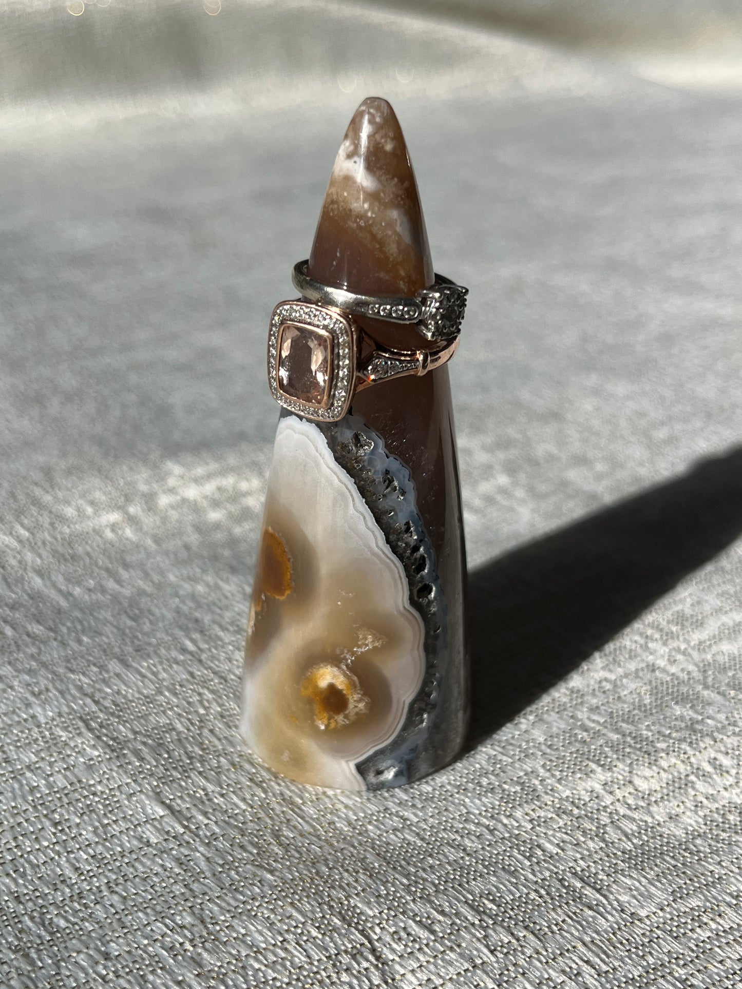Nebula Agate Ring Holder C