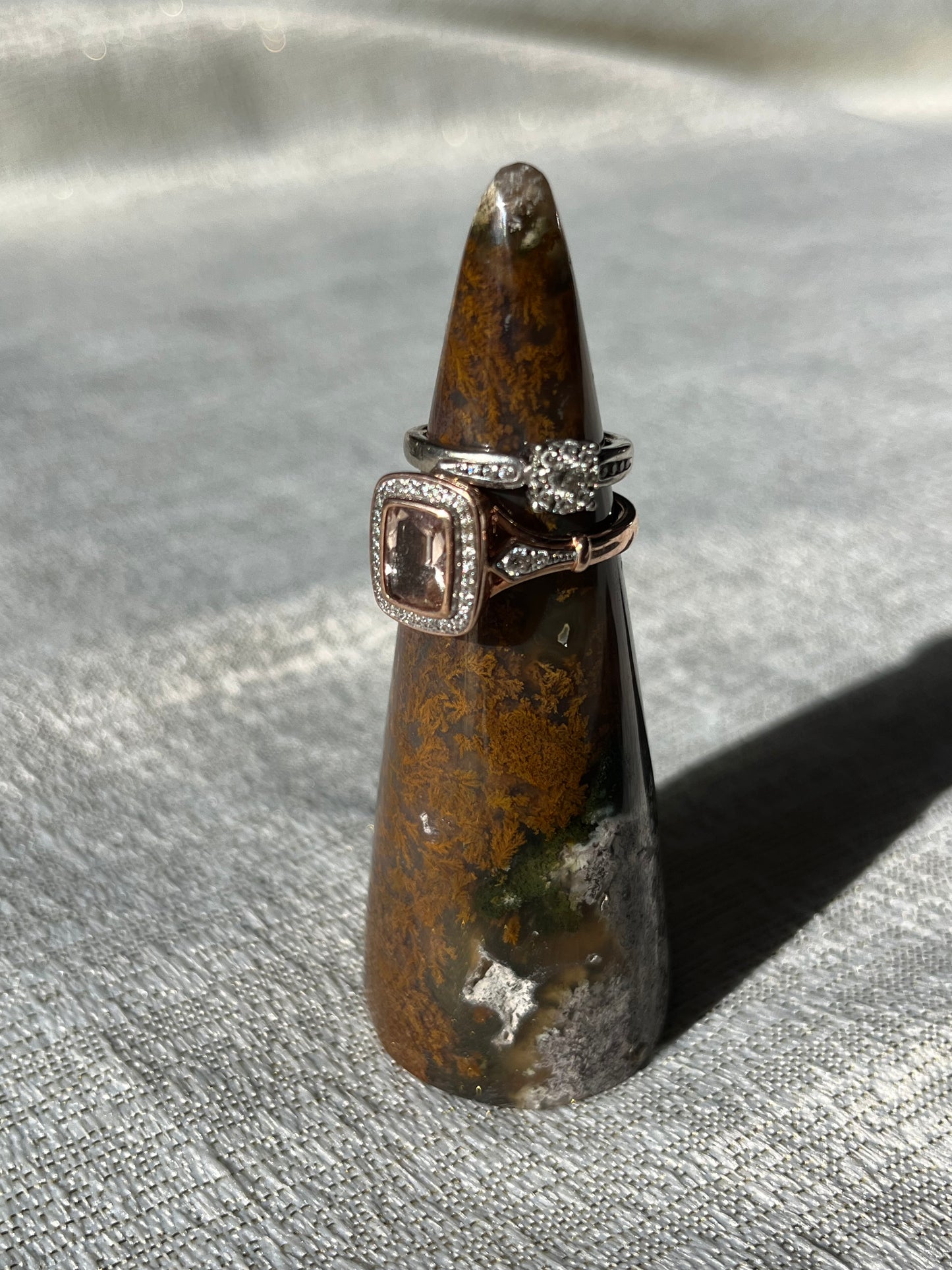 Nebula Agate Ring Holder D