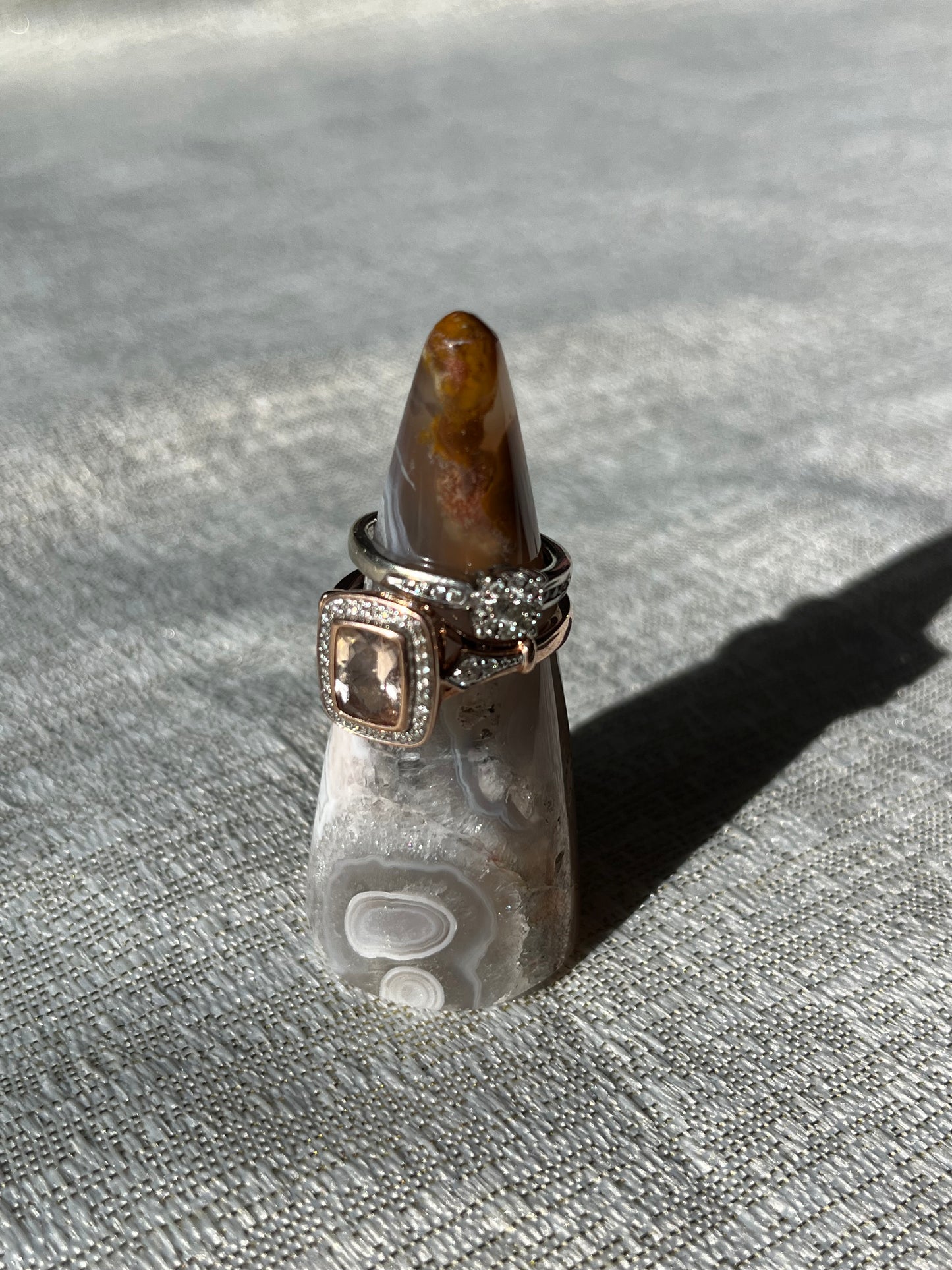 Nebula Agate Ring Holder G