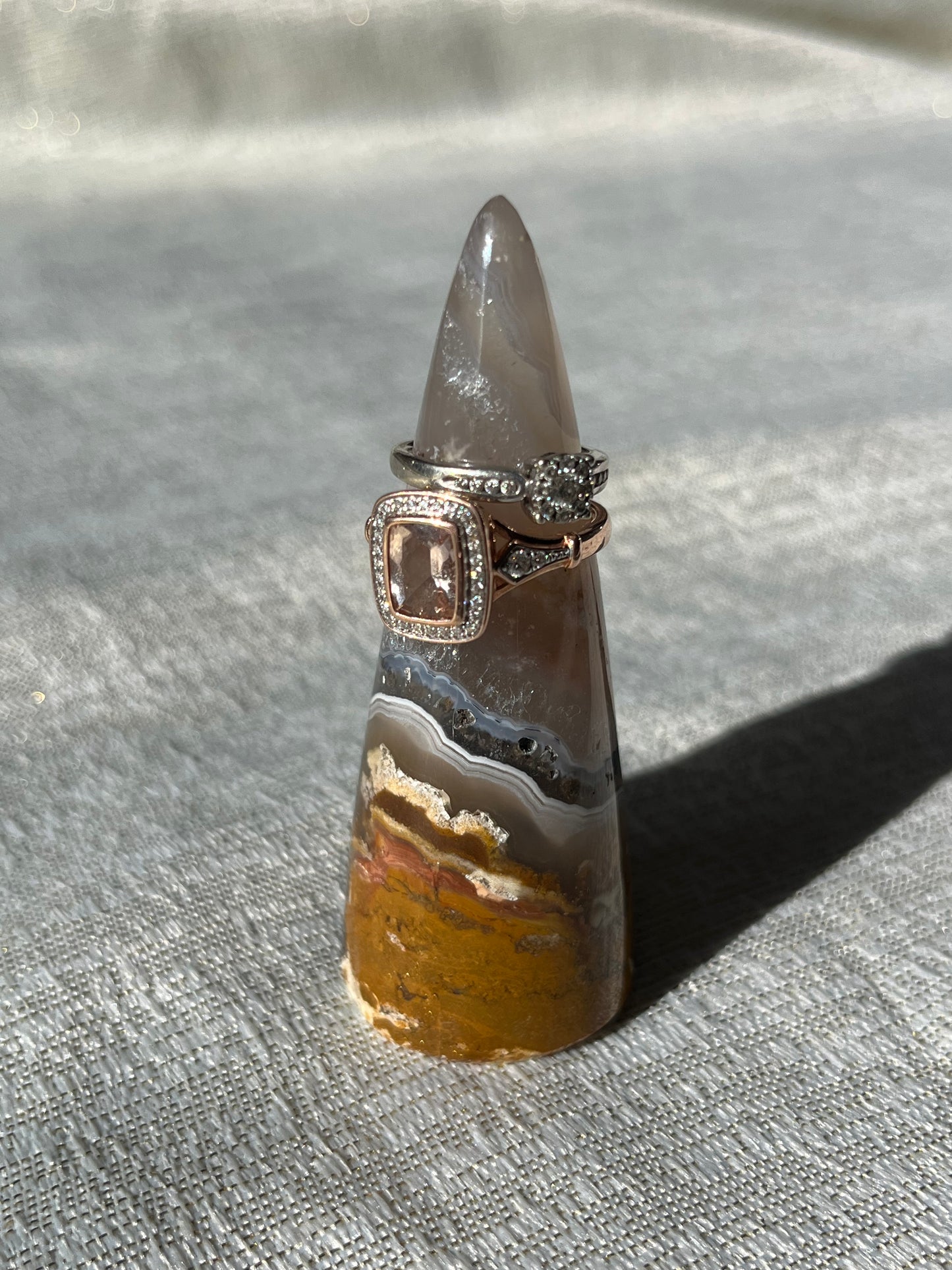 Nebula Agate Ring Holder I