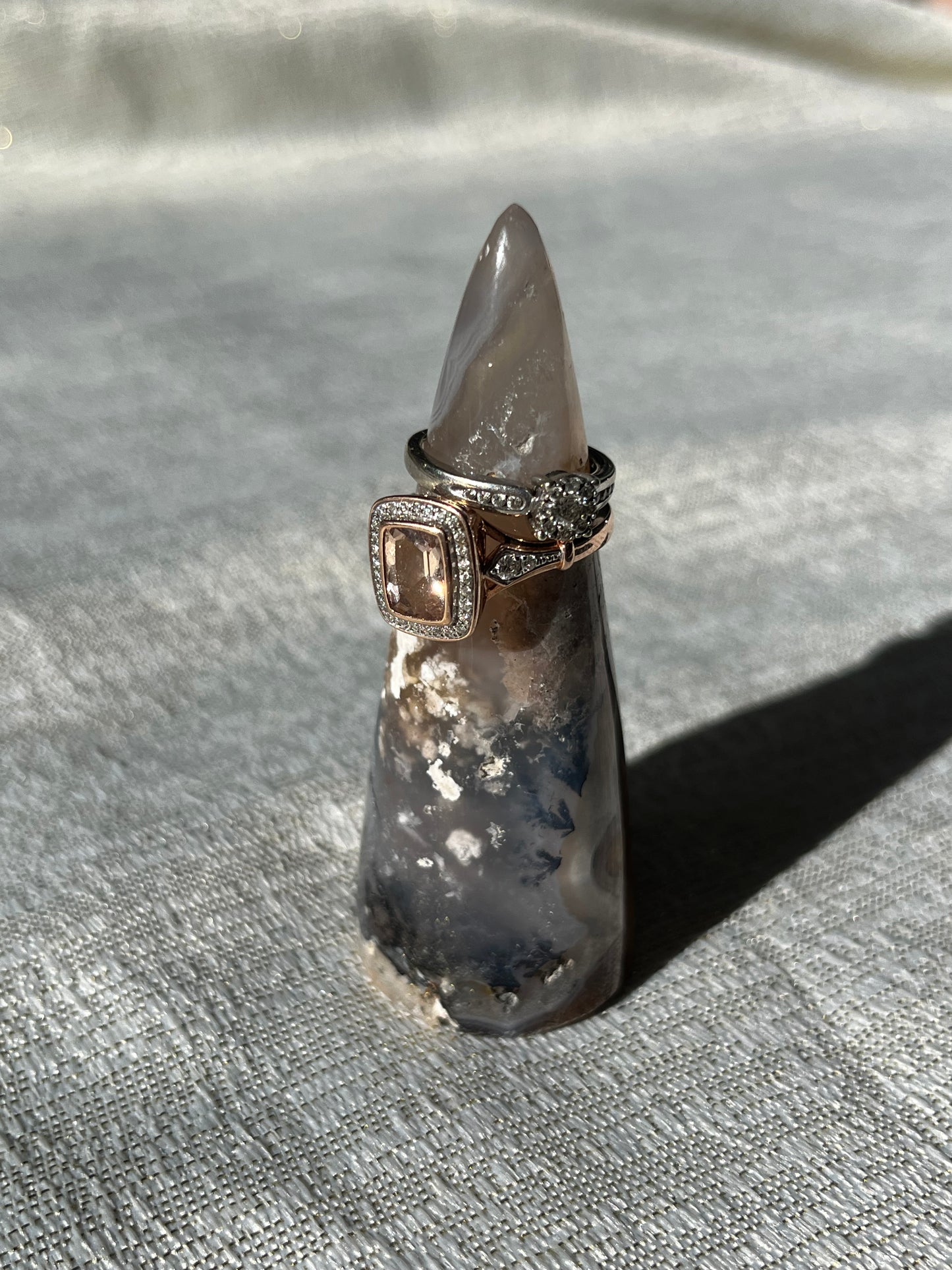 Nebula Agate Ring Holder I