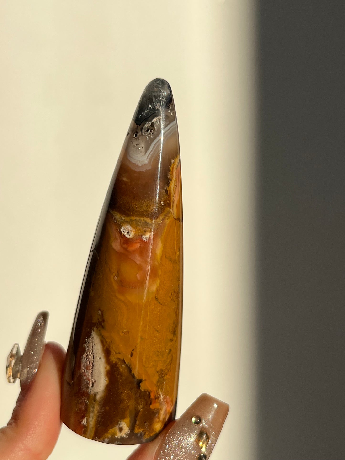 Nebula Agate Ring Holder B