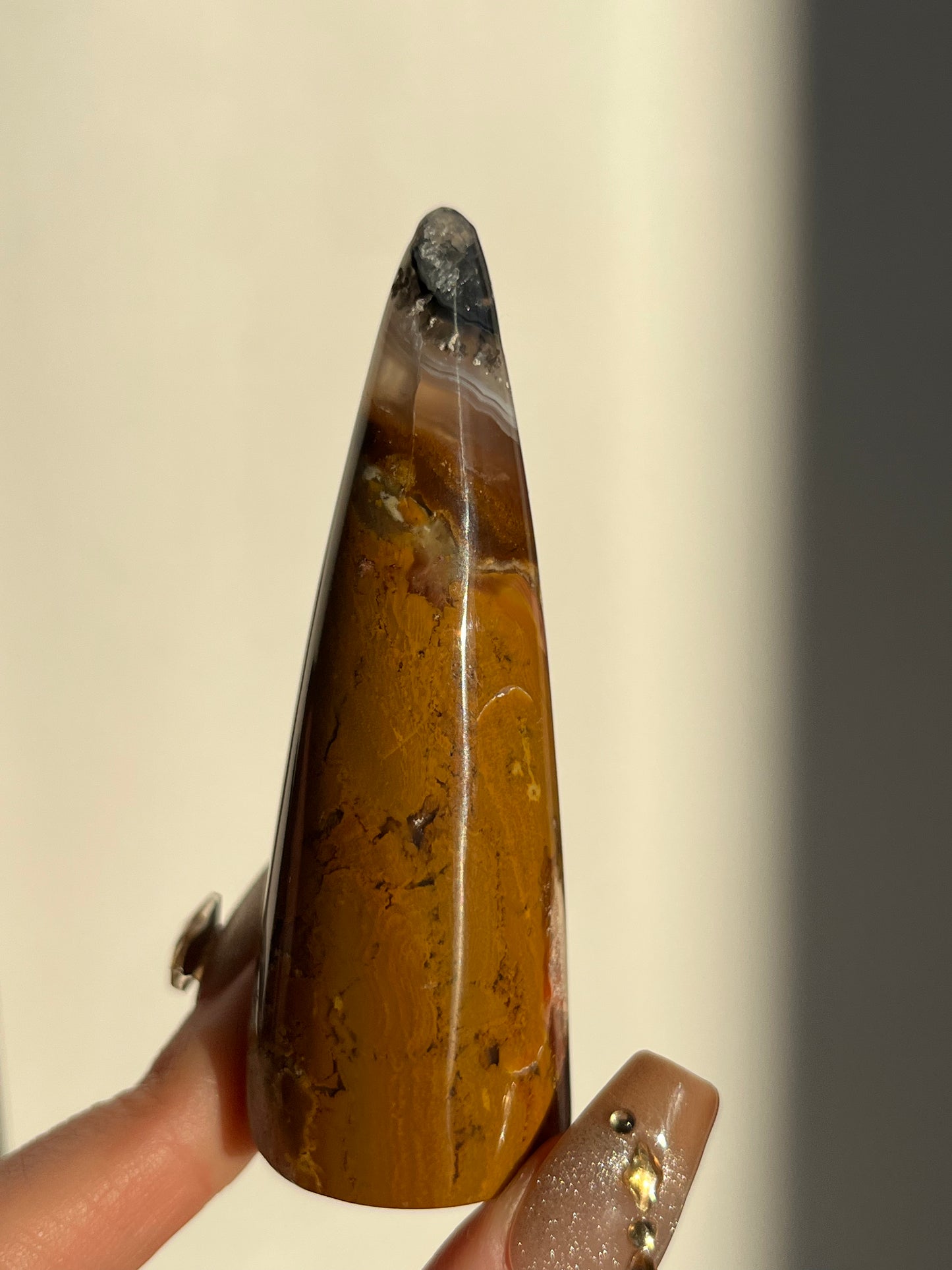 Nebula Agate Ring Holder B