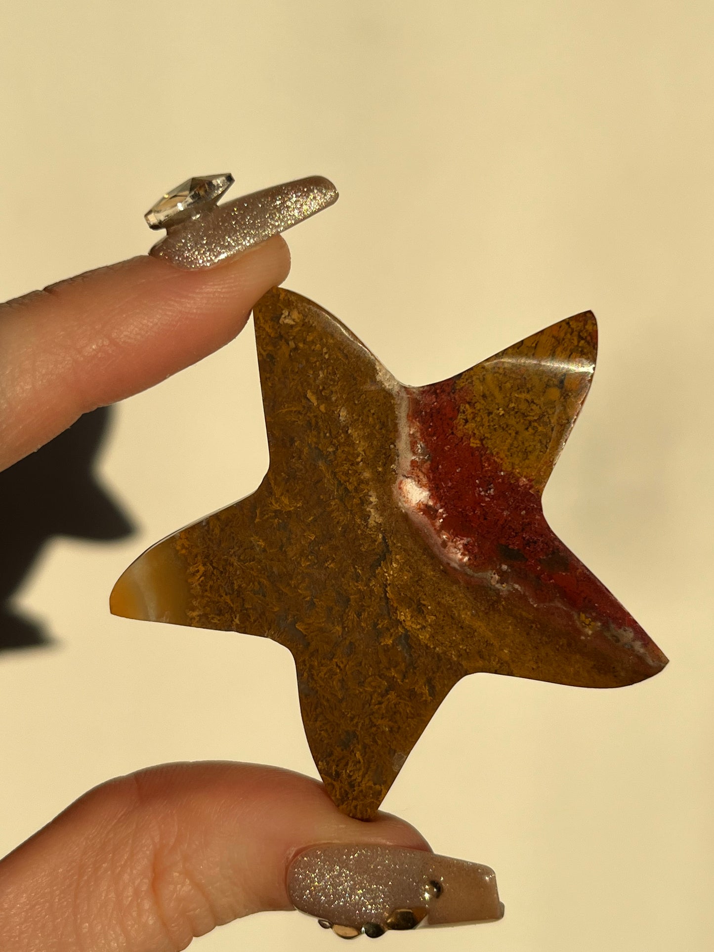 Nebula Agate Starfish Carving C