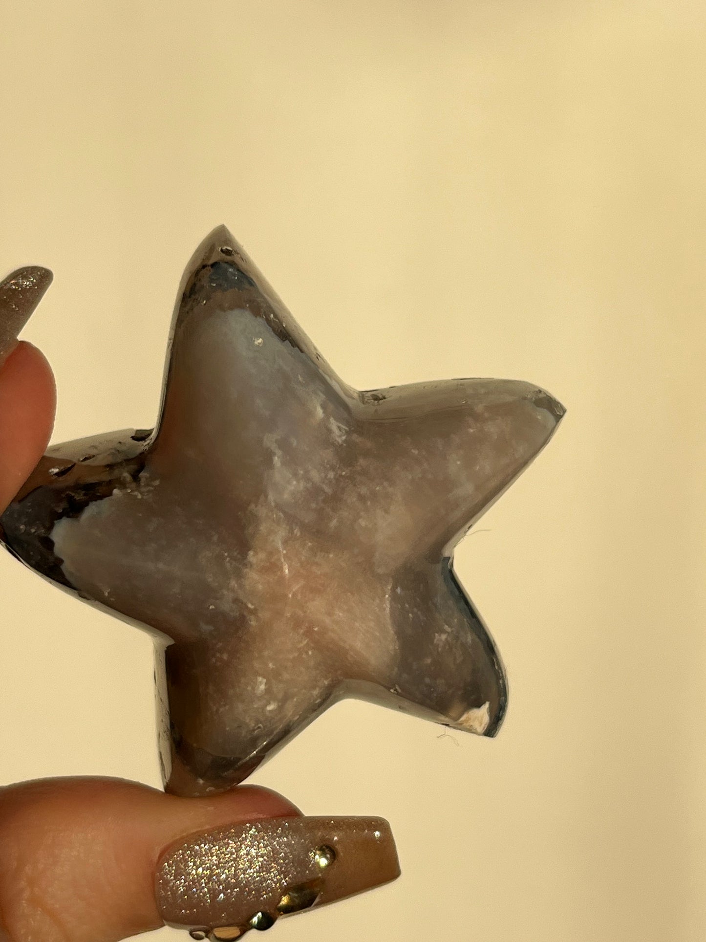 Nebula Agate Starfish Carving G