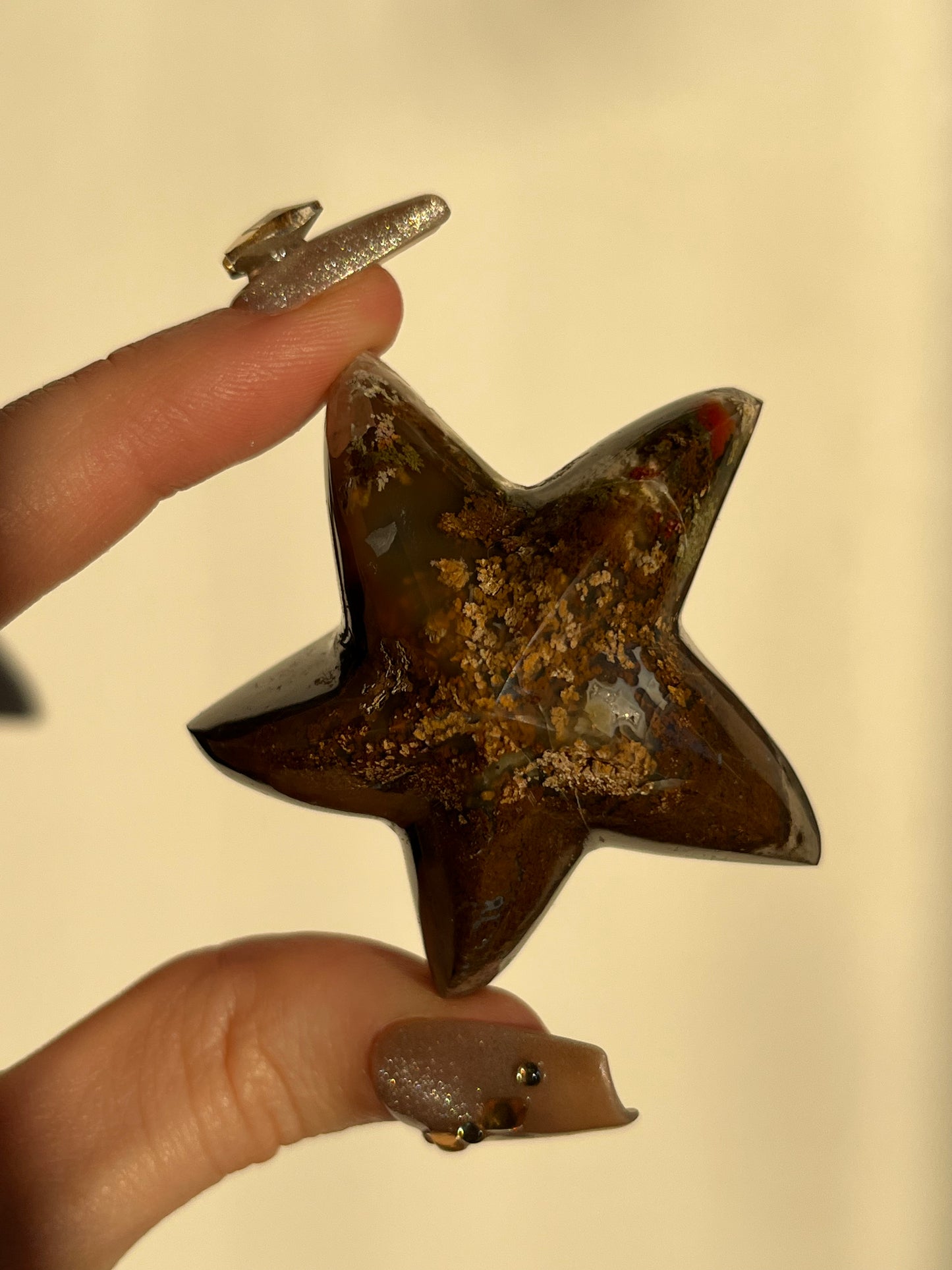 Nebula Agate Starfish Carving I