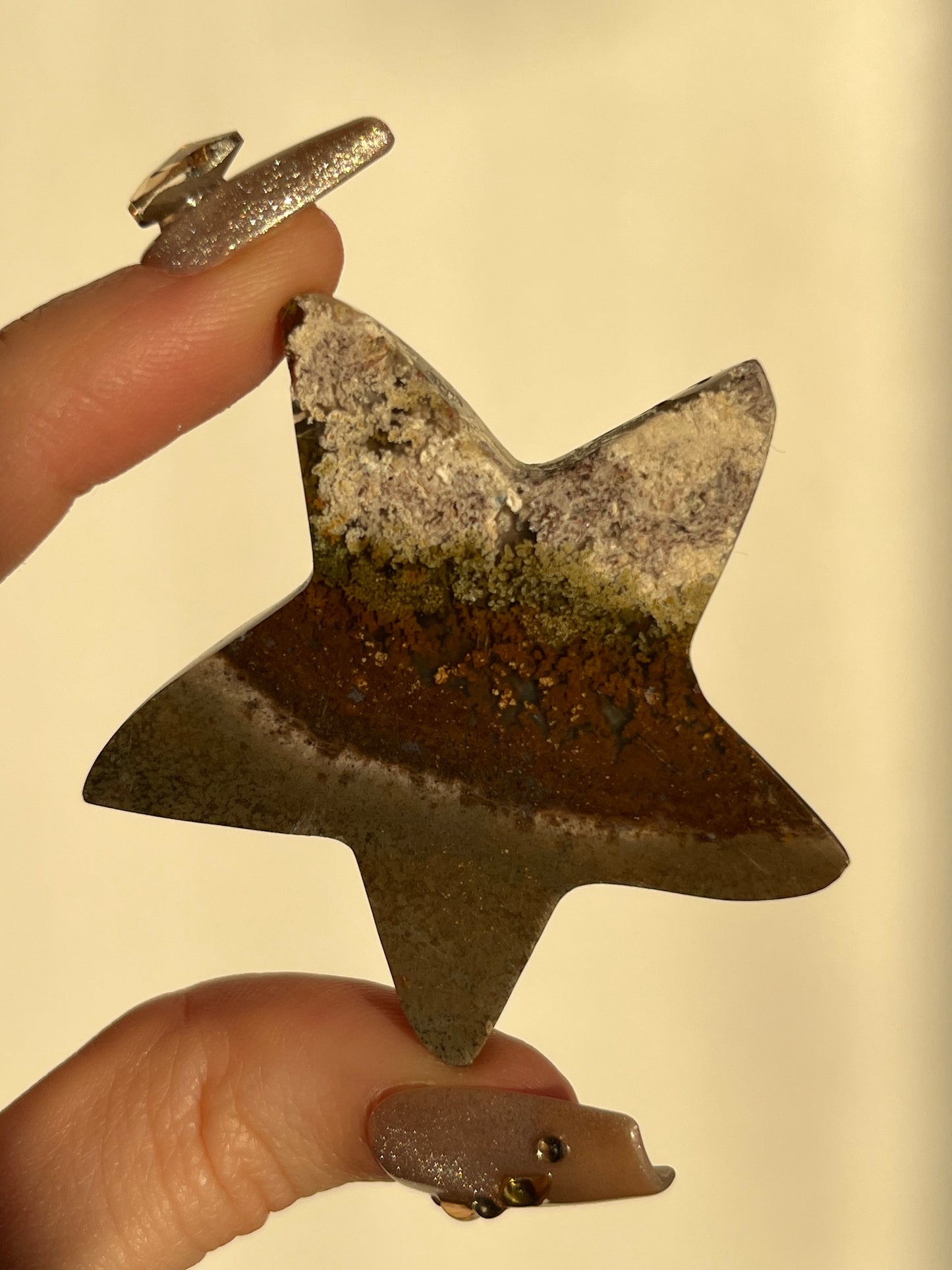 Nebula Agate Starfish Carving I