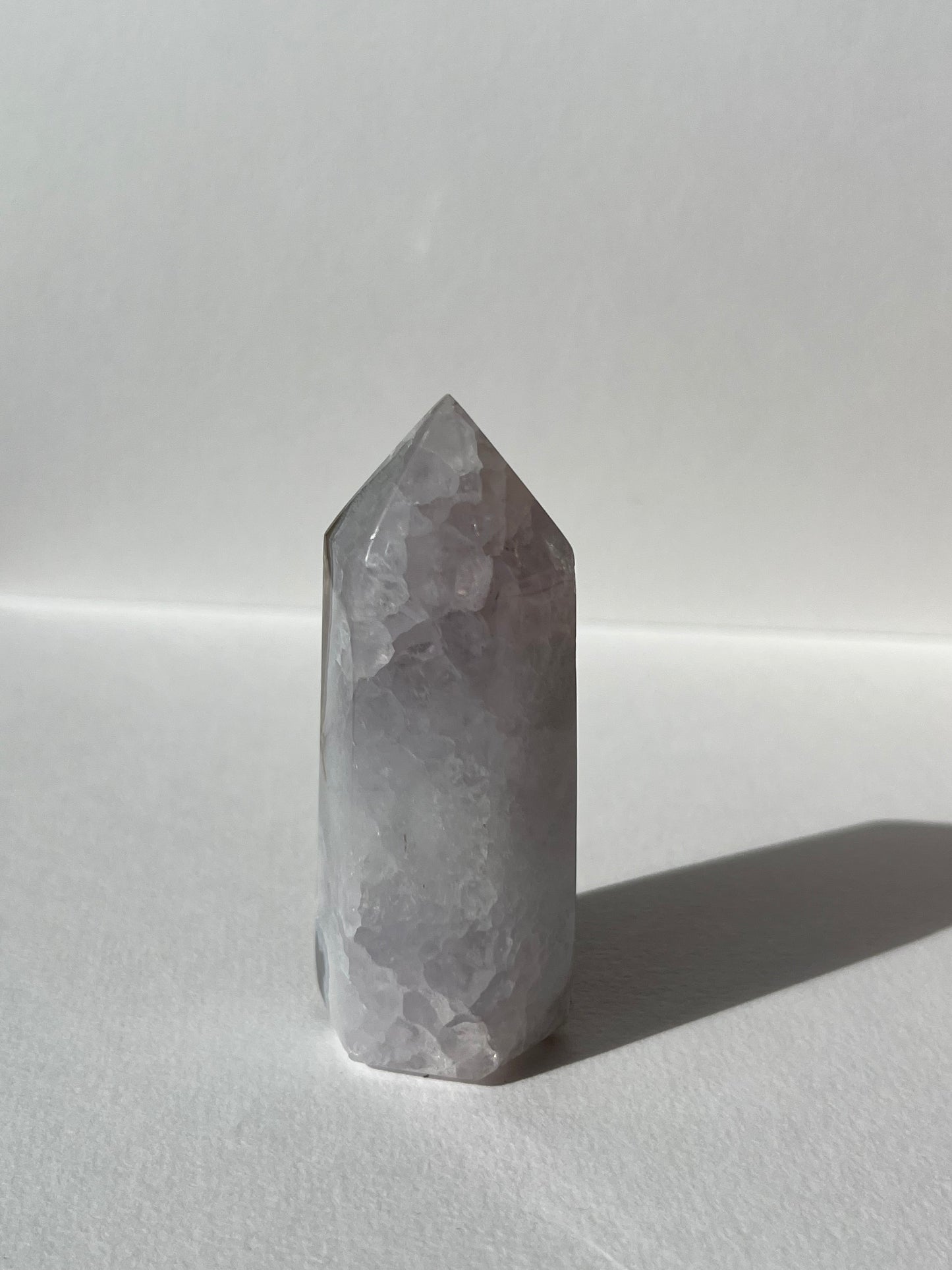 Nebula Agate with Red Moss Inclusions Tower E