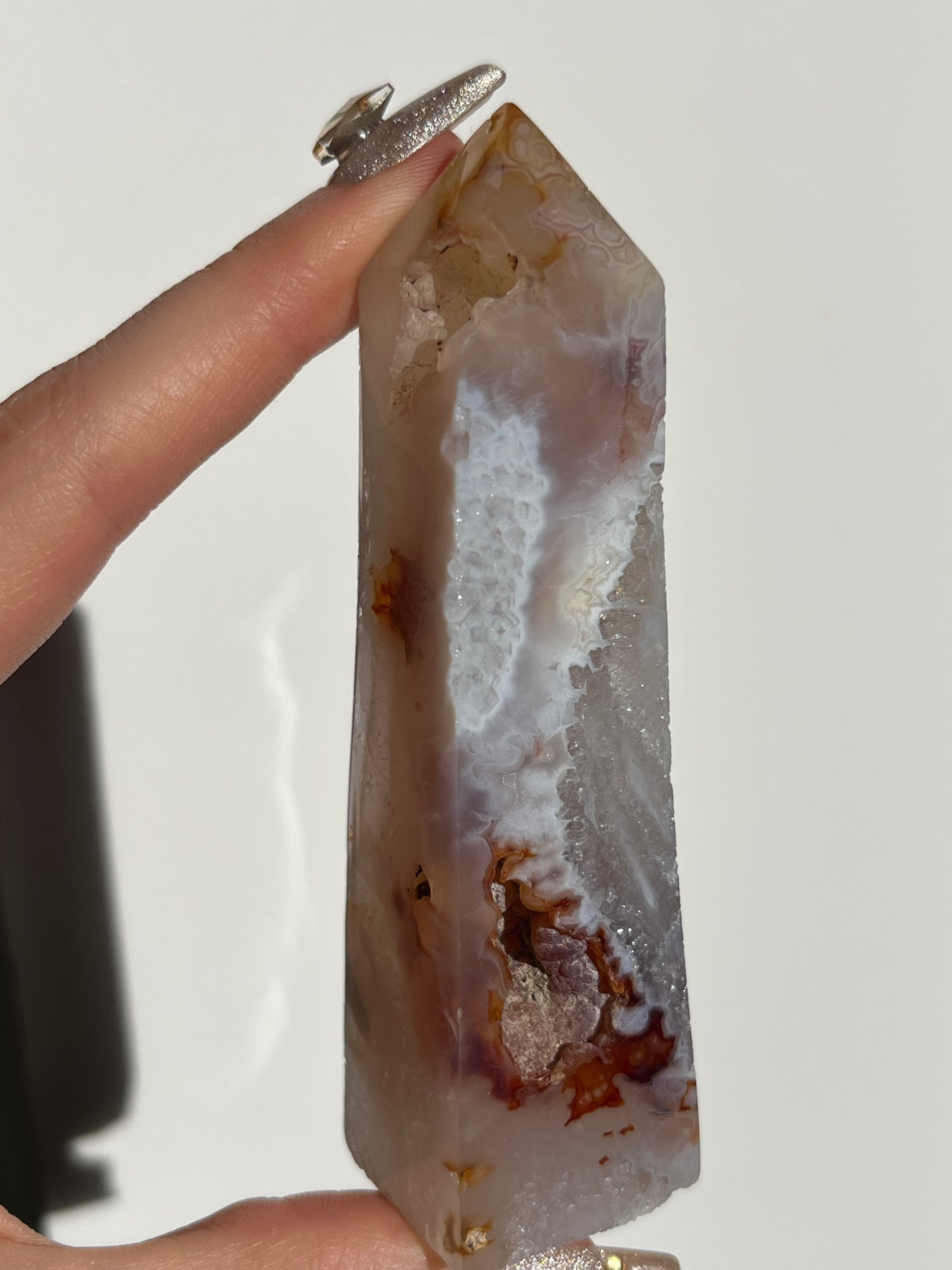 Carnelian Nebula Agate Tower E