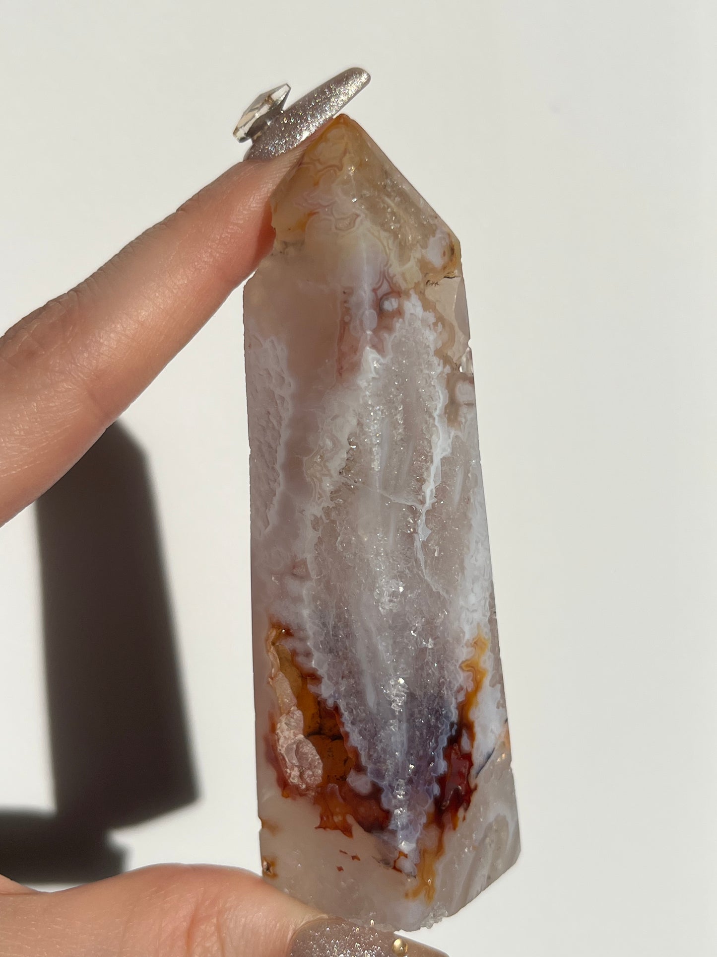 Carnelian Nebula Agate Tower E
