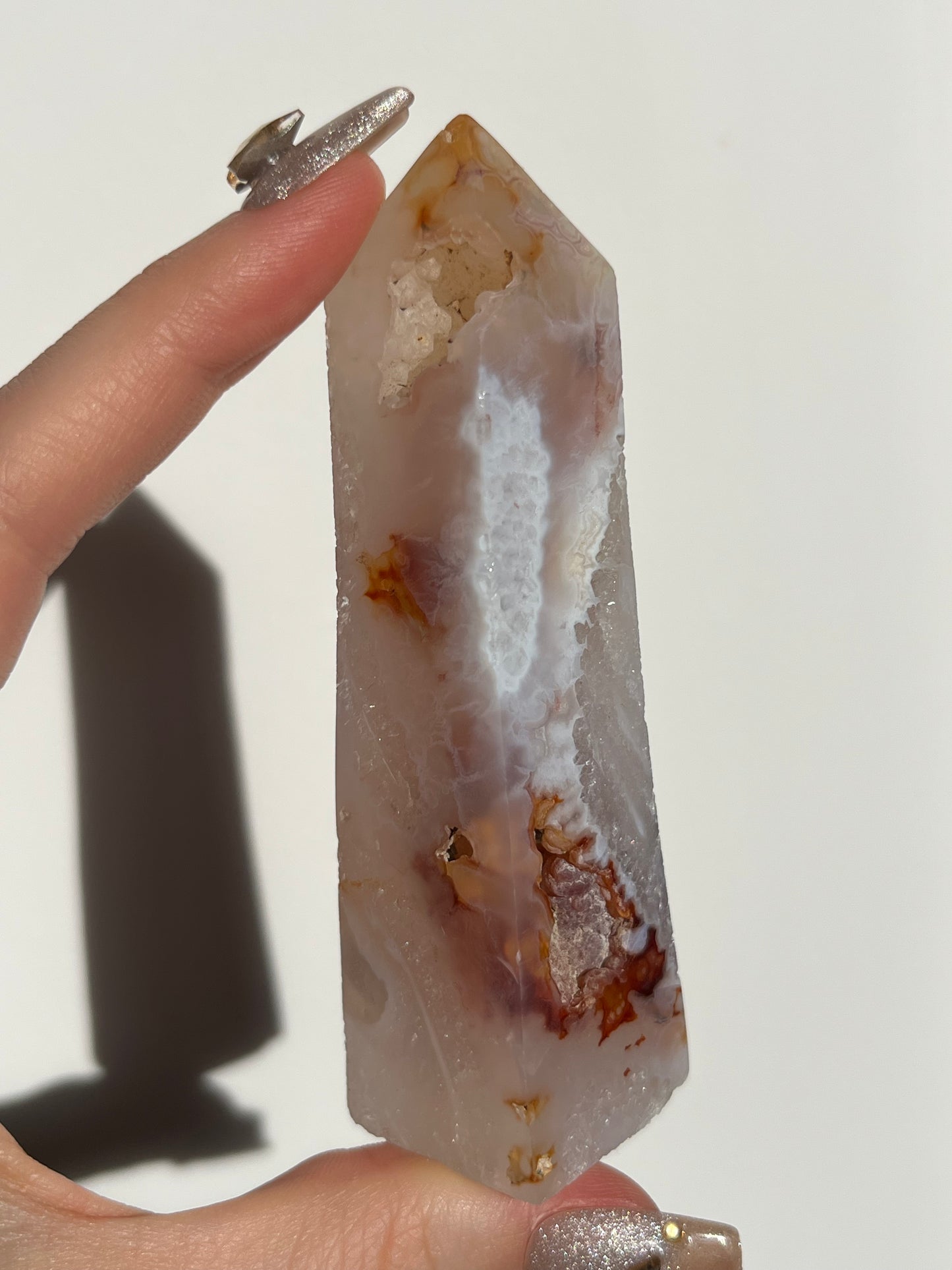 Carnelian Nebula Agate Tower E