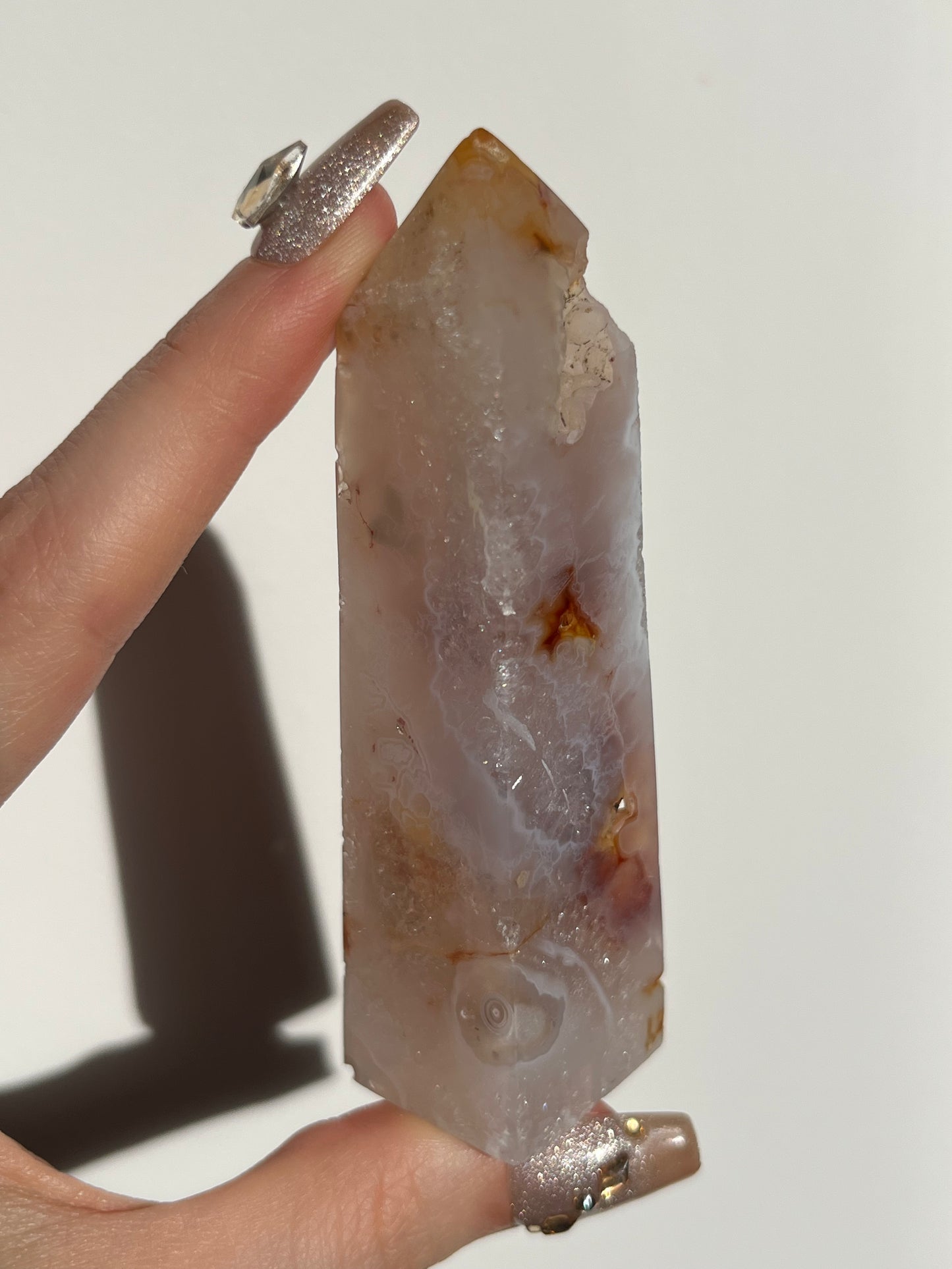Carnelian Nebula Agate Tower E