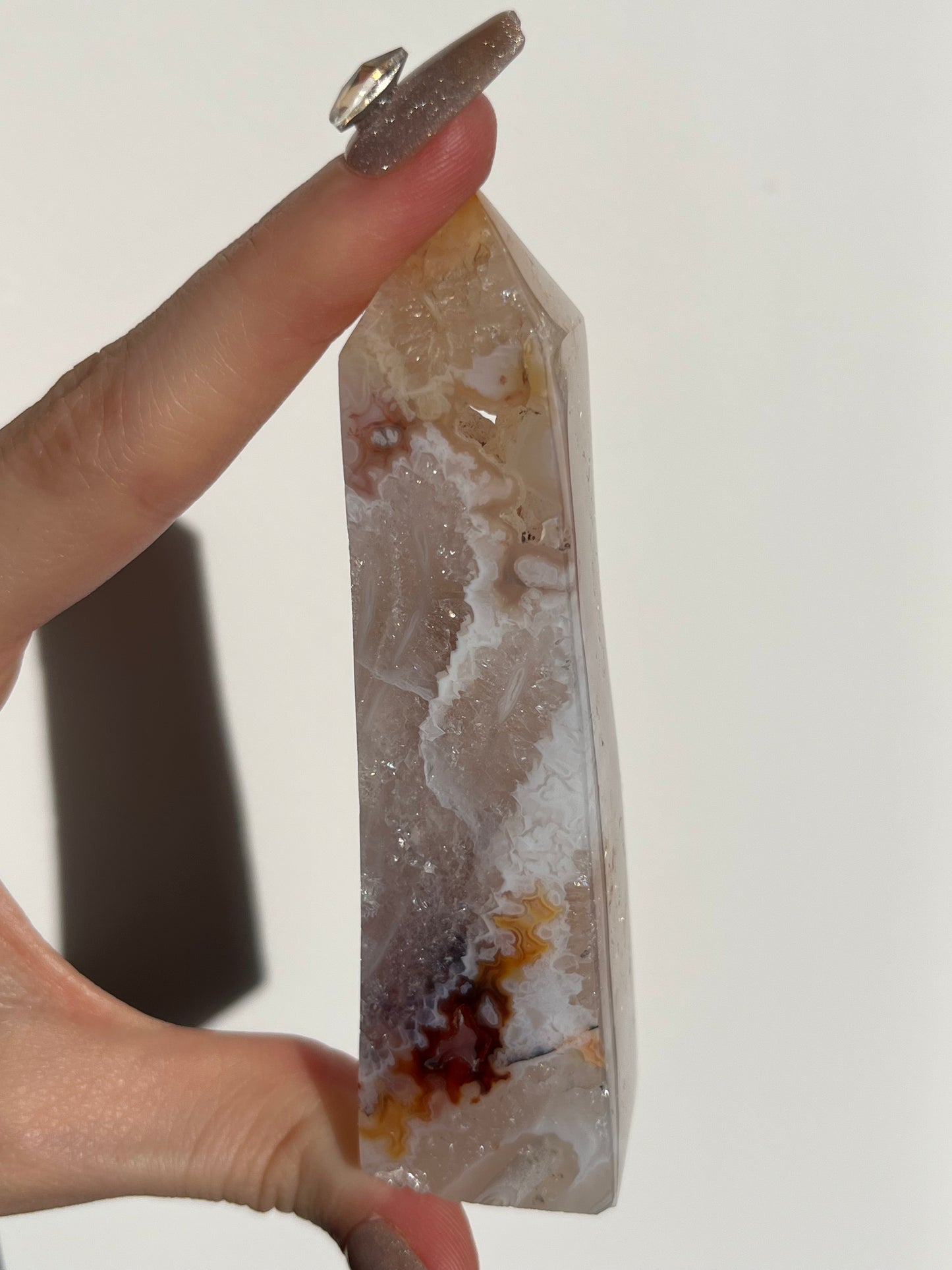 Carnelian Nebula Agate Tower E