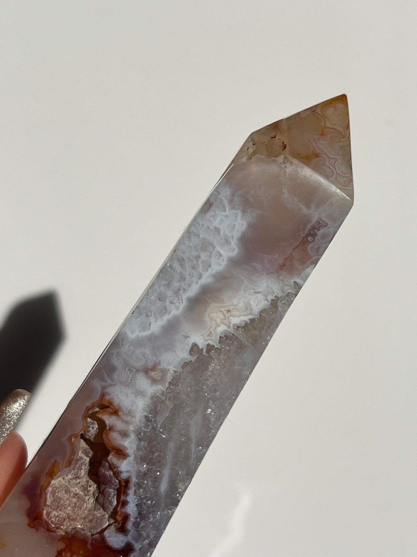 Carnelian Nebula Agate Tower E