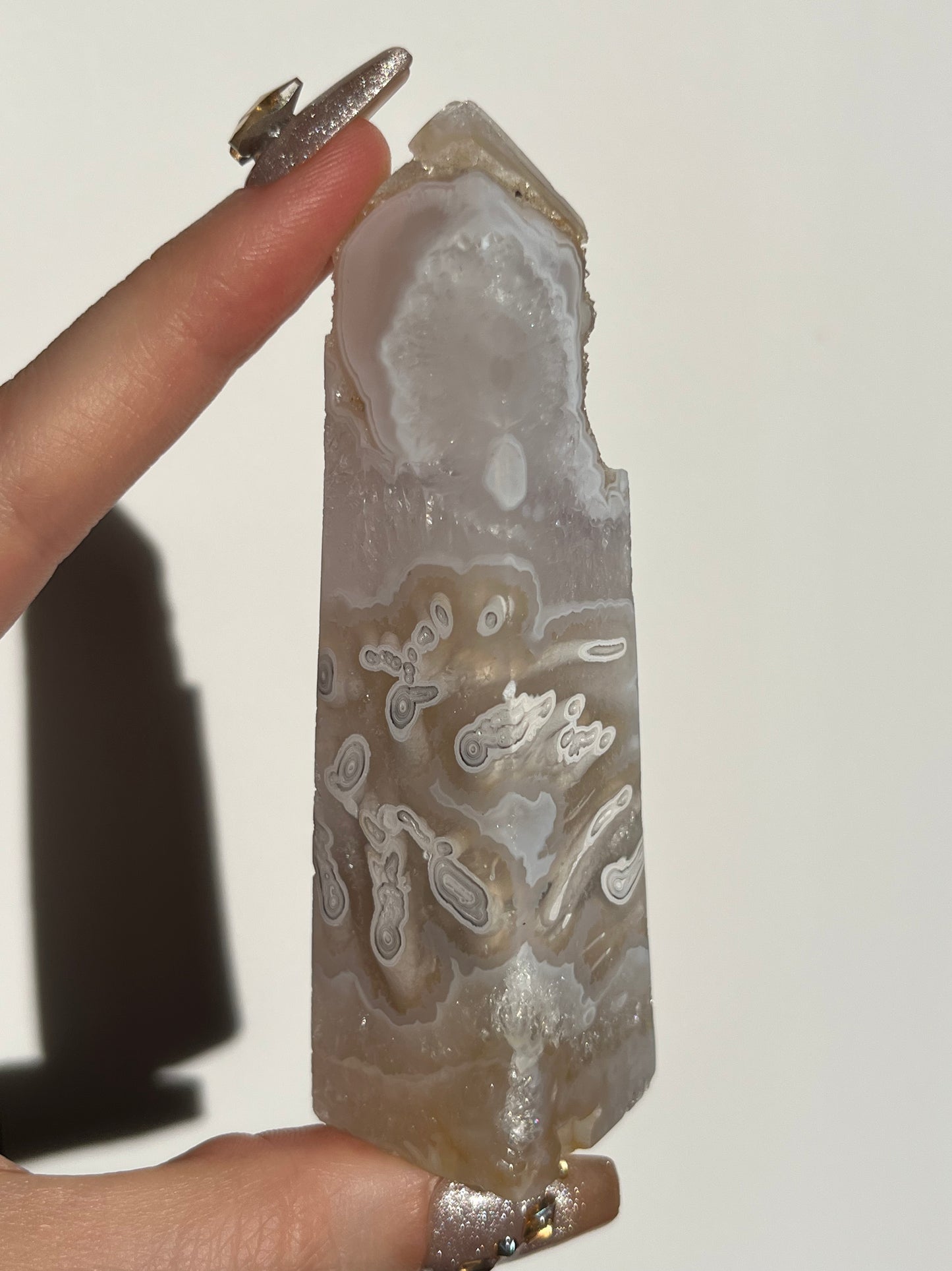 Orbicular Nebula Agate Tower J