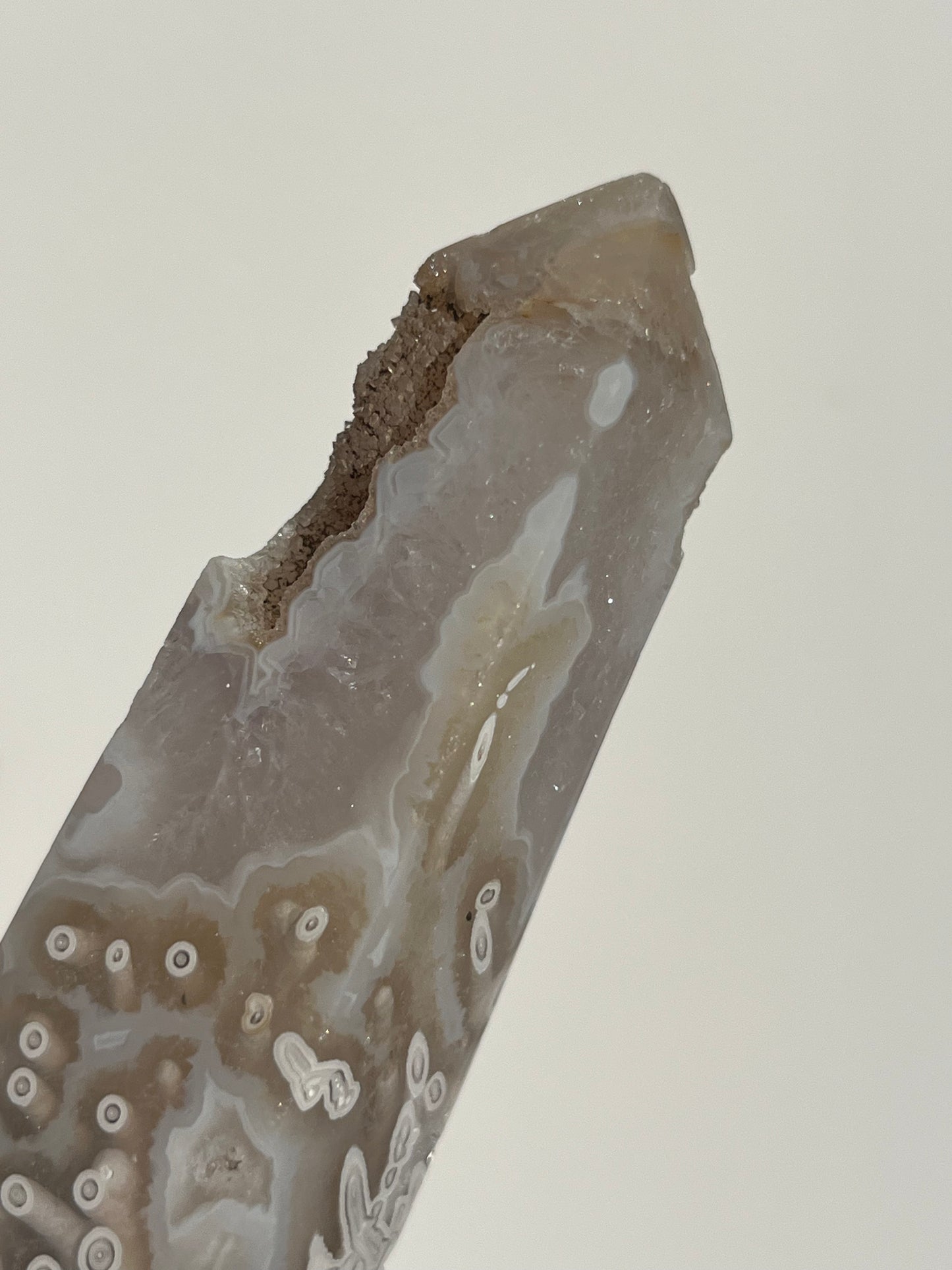 Orbicular Nebula Agate Tower J