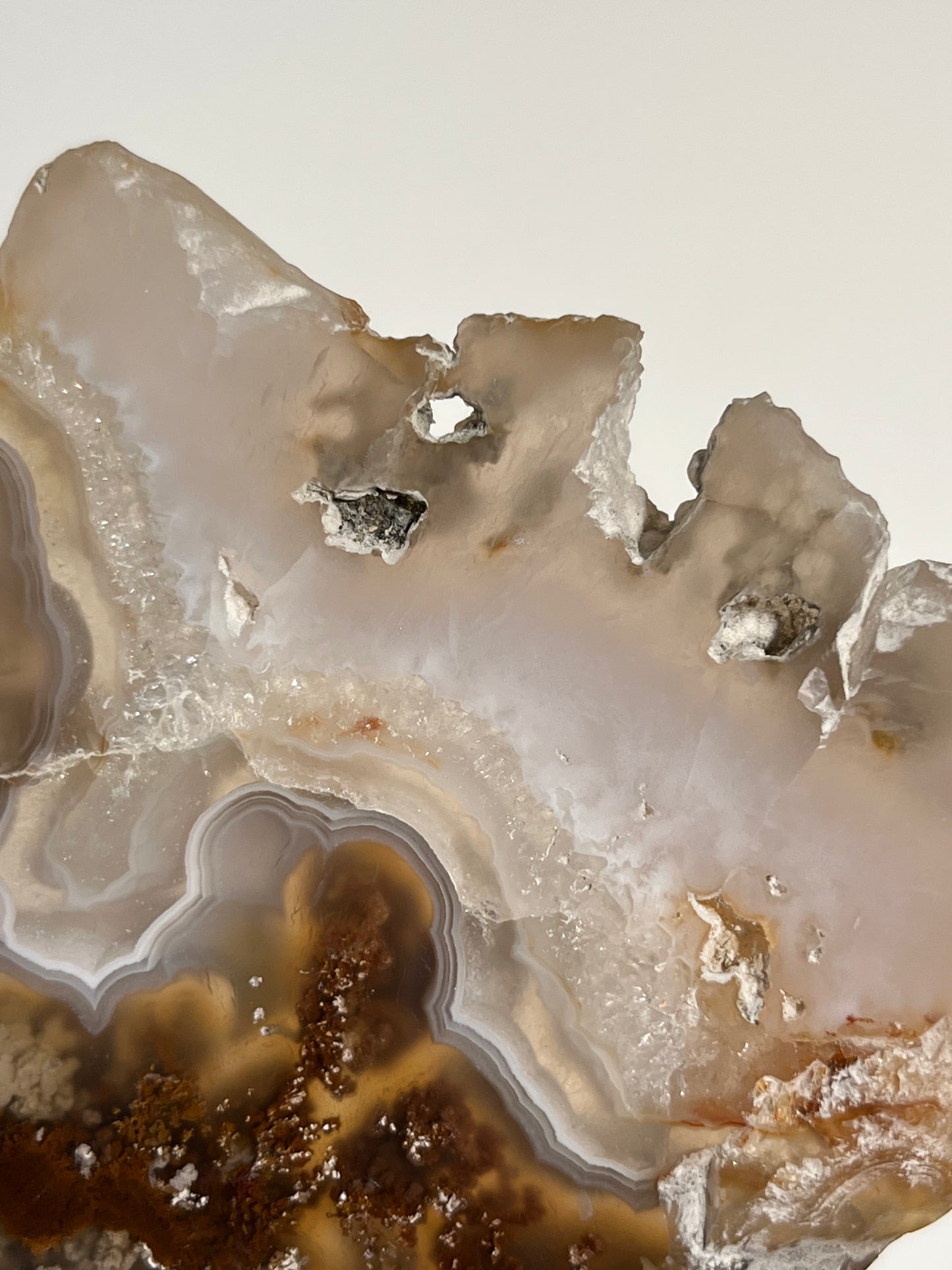 Nebula Agate with Scenic Moss Slab D