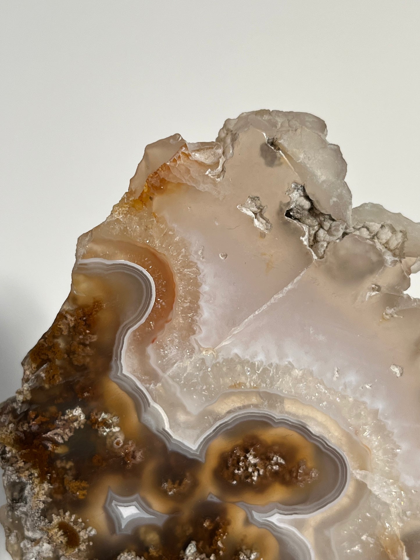 Nebula Agate with Scenic Moss Slab D