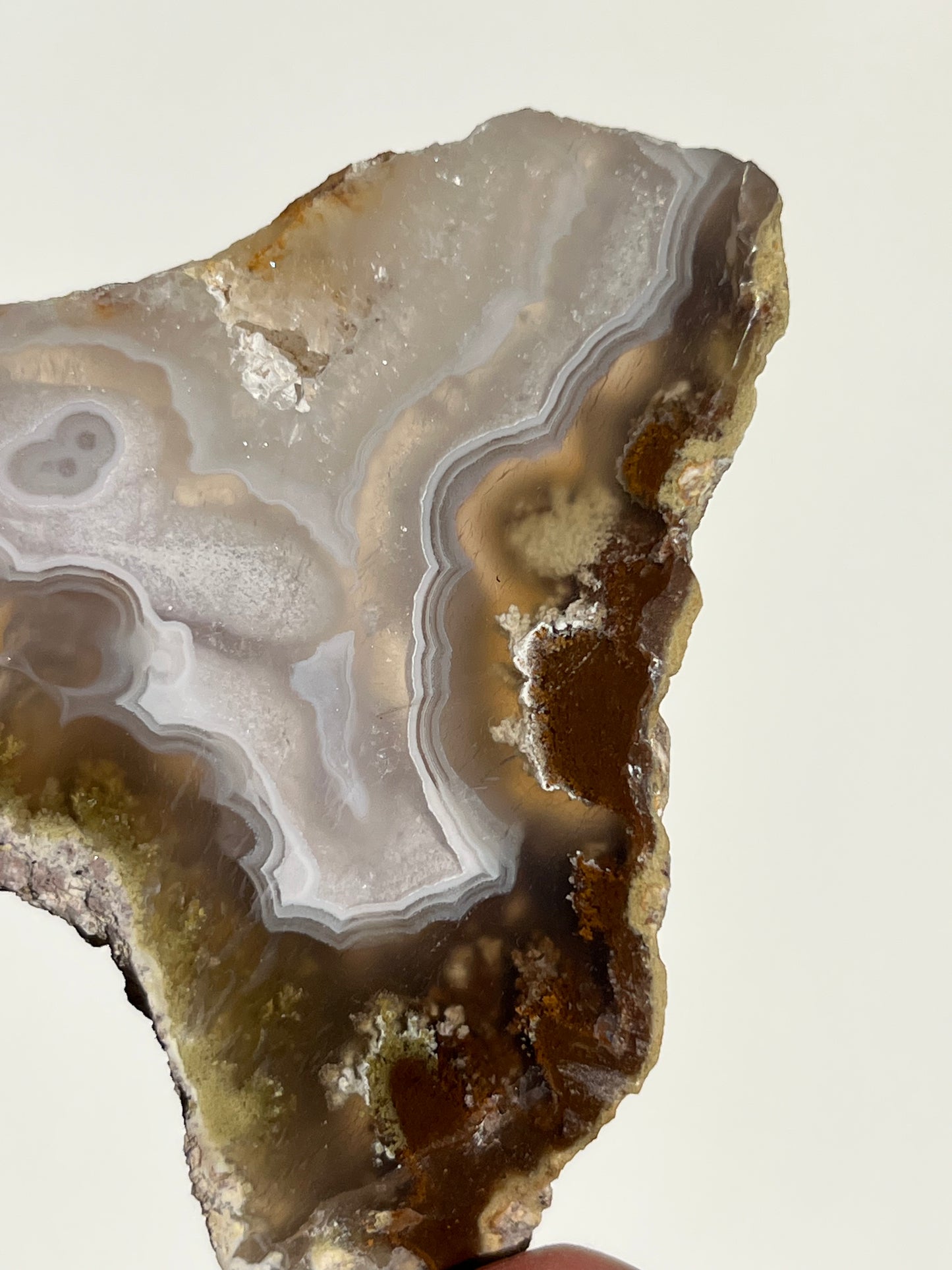 Nebula Agate with Scenic Moss Slab H