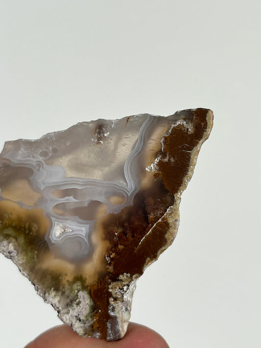 Nebula Agate with Scenic Moss Slab I