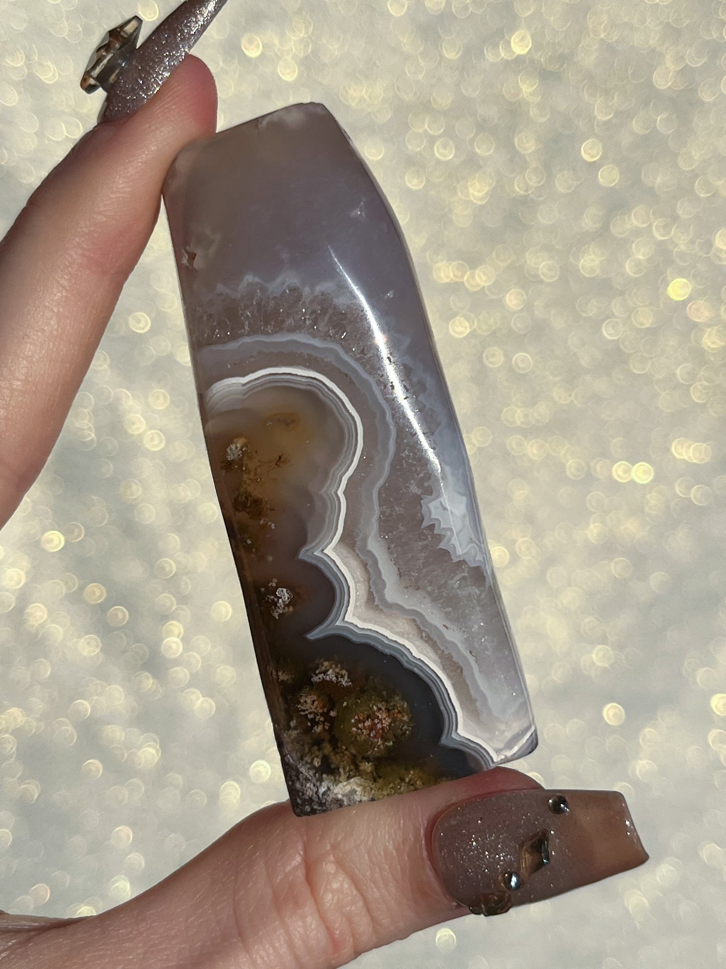 Nebula Agate & Scenic Moss Freeform #2