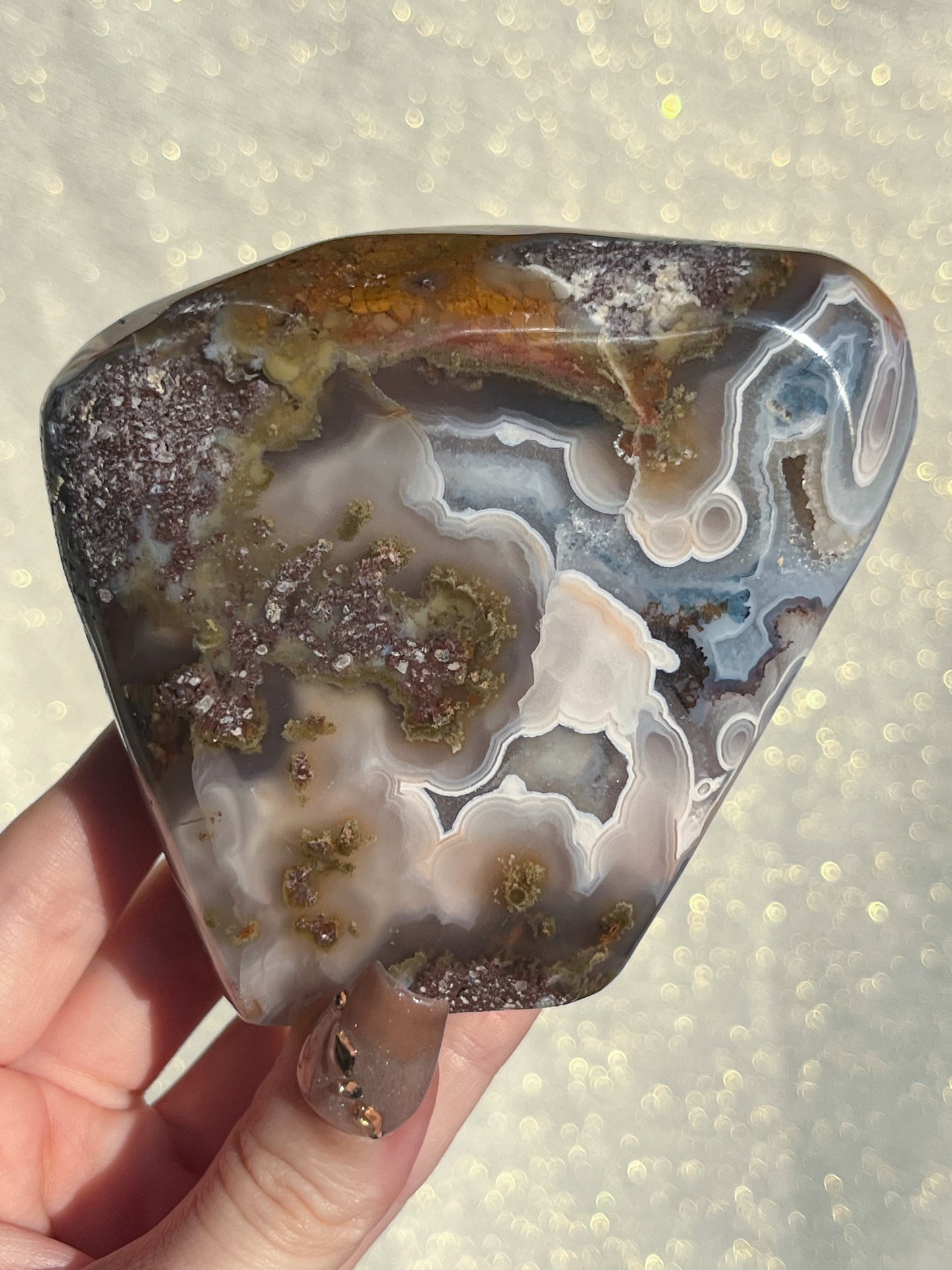 Nebula Agate & Scenic Moss Freeform #3