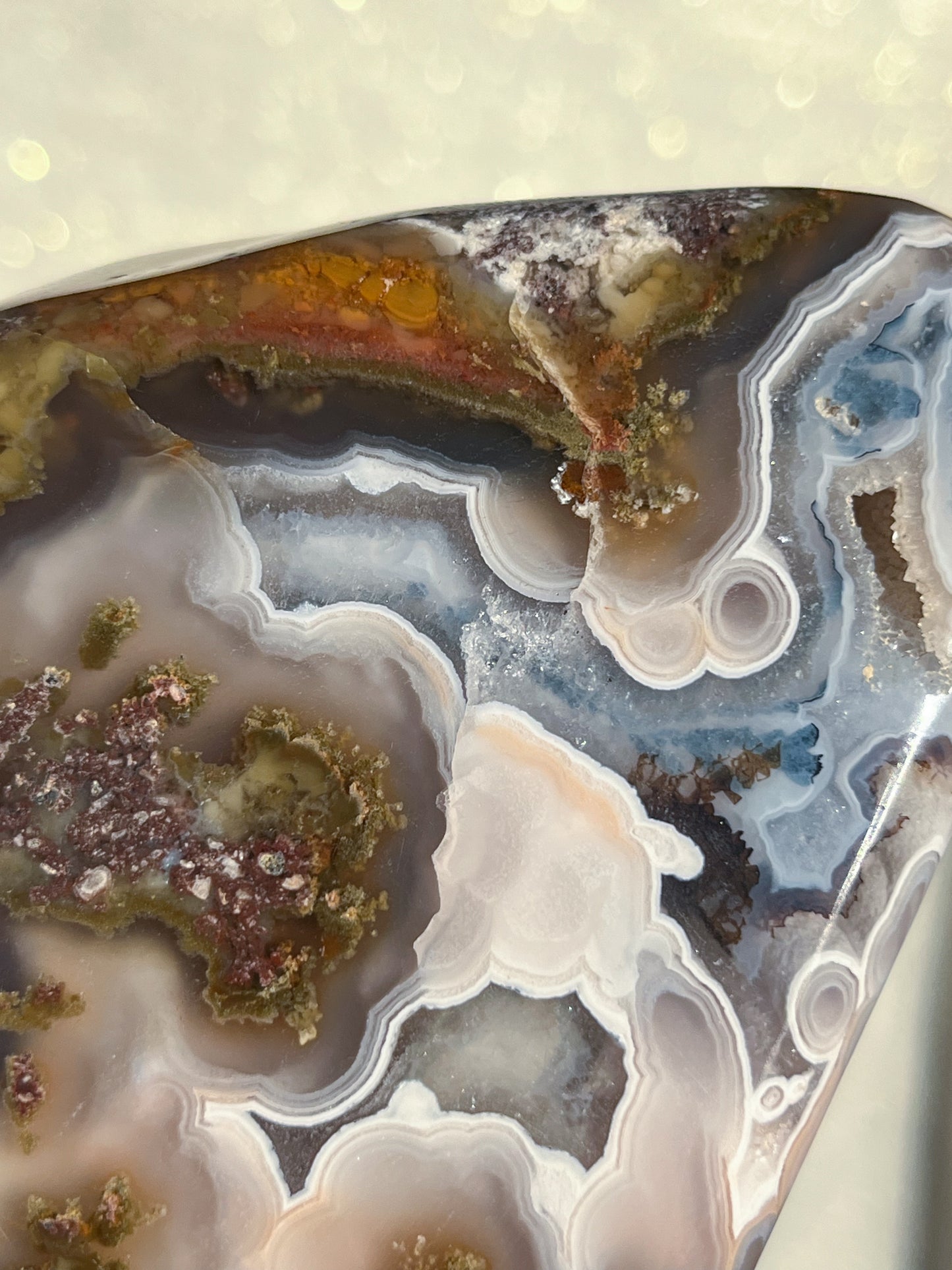 Nebula Agate & Scenic Moss Freeform #3