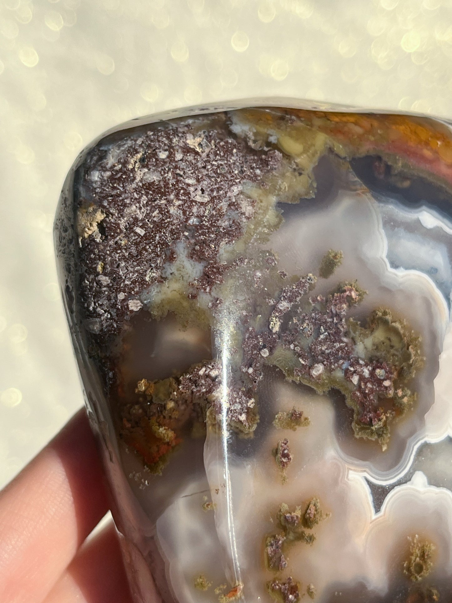 Nebula Agate & Scenic Moss Freeform #3