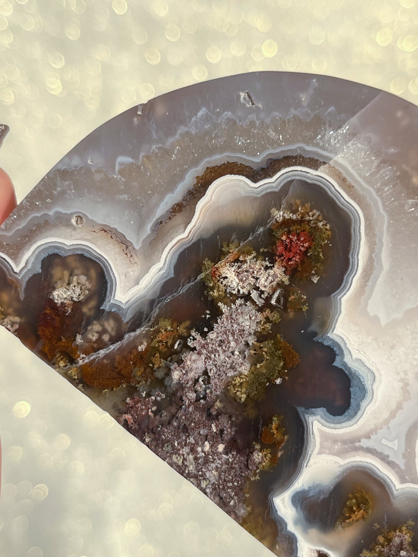 Nebula Agate & Scenic Moss Freeform #4