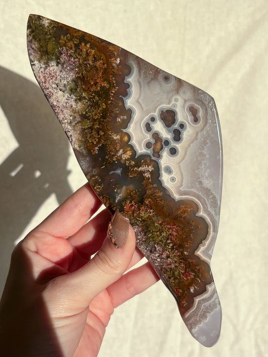 Nebula Agate & Scenic Moss Freeform #5