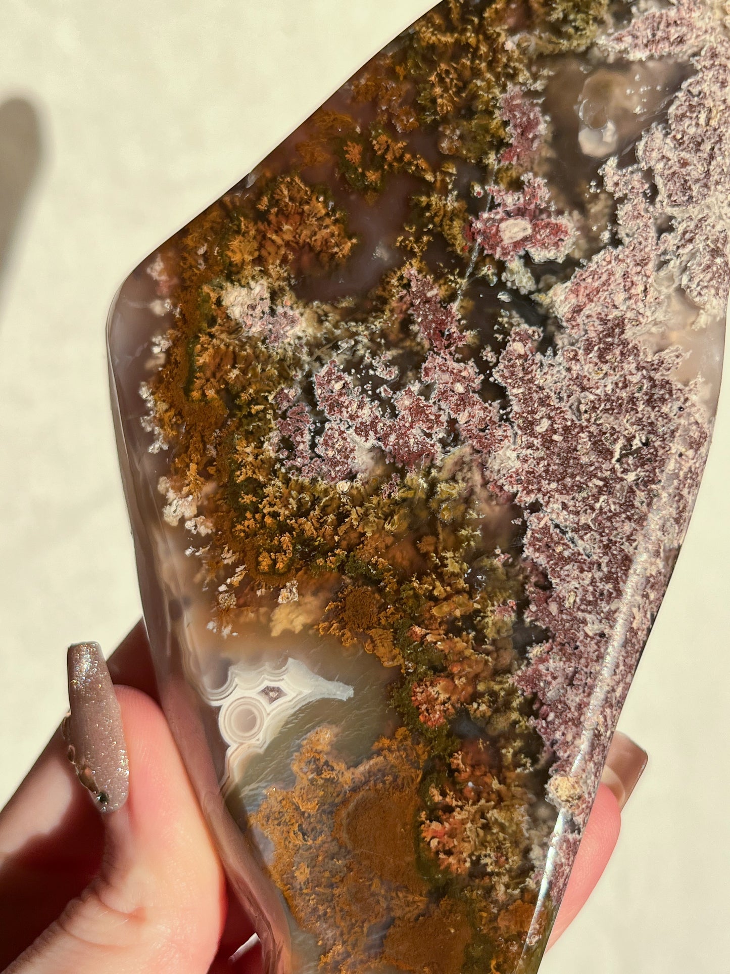 Nebula Agate & Scenic Moss Freeform #5