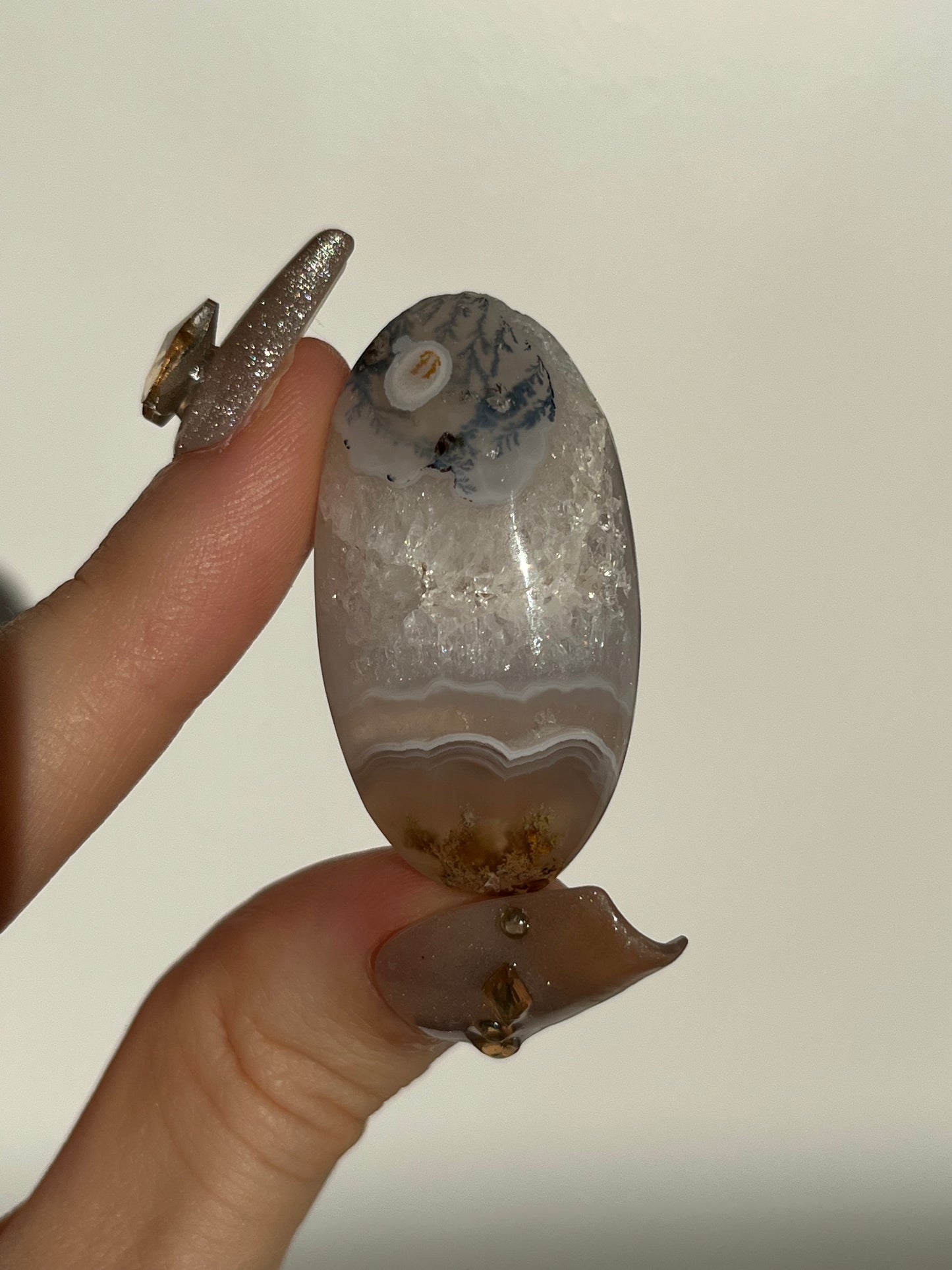 Nebula Agate Shiva (You Choose)