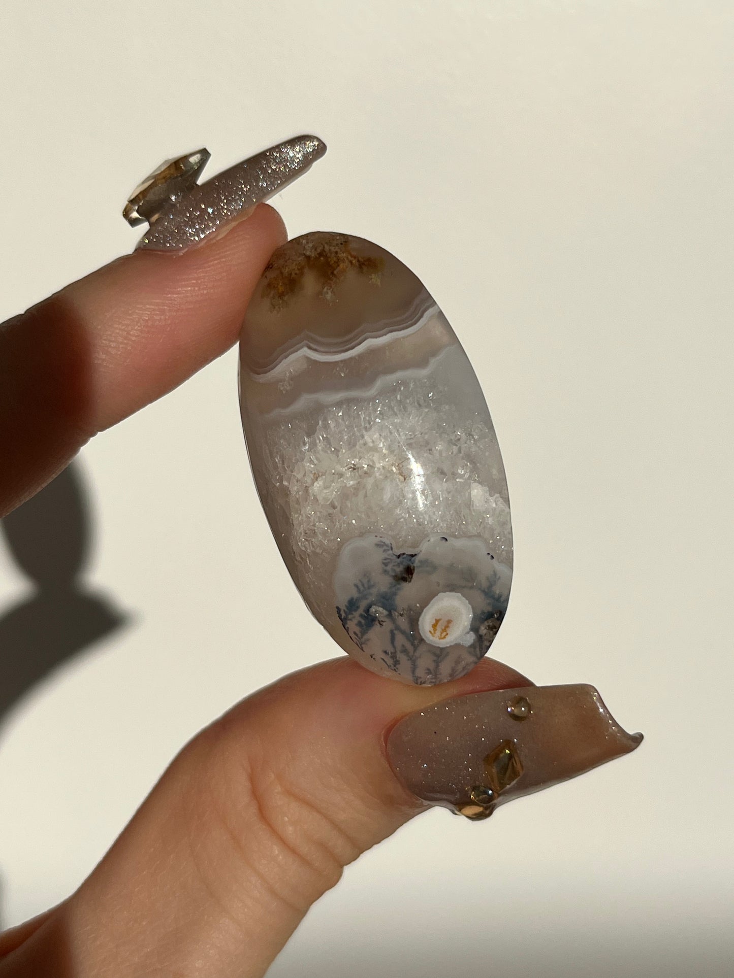 Nebula Agate Shiva (You Choose)