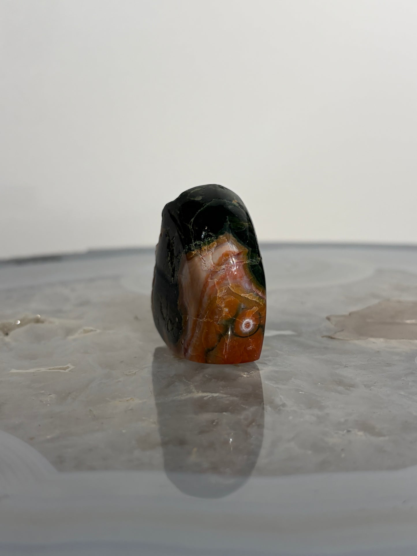 Pink Orbicular Jasper Miniature Freeform B