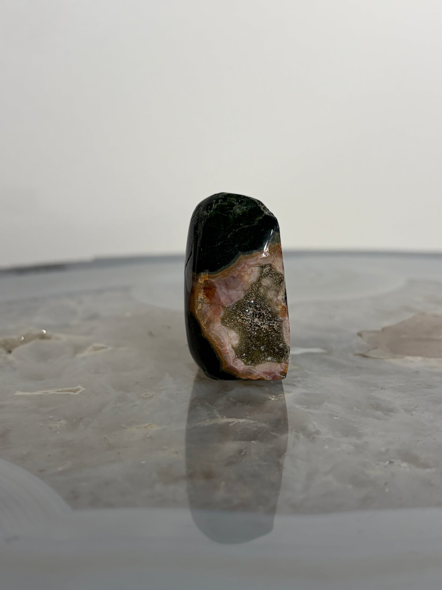 Pink Orbicular Jasper Miniature Freeform B