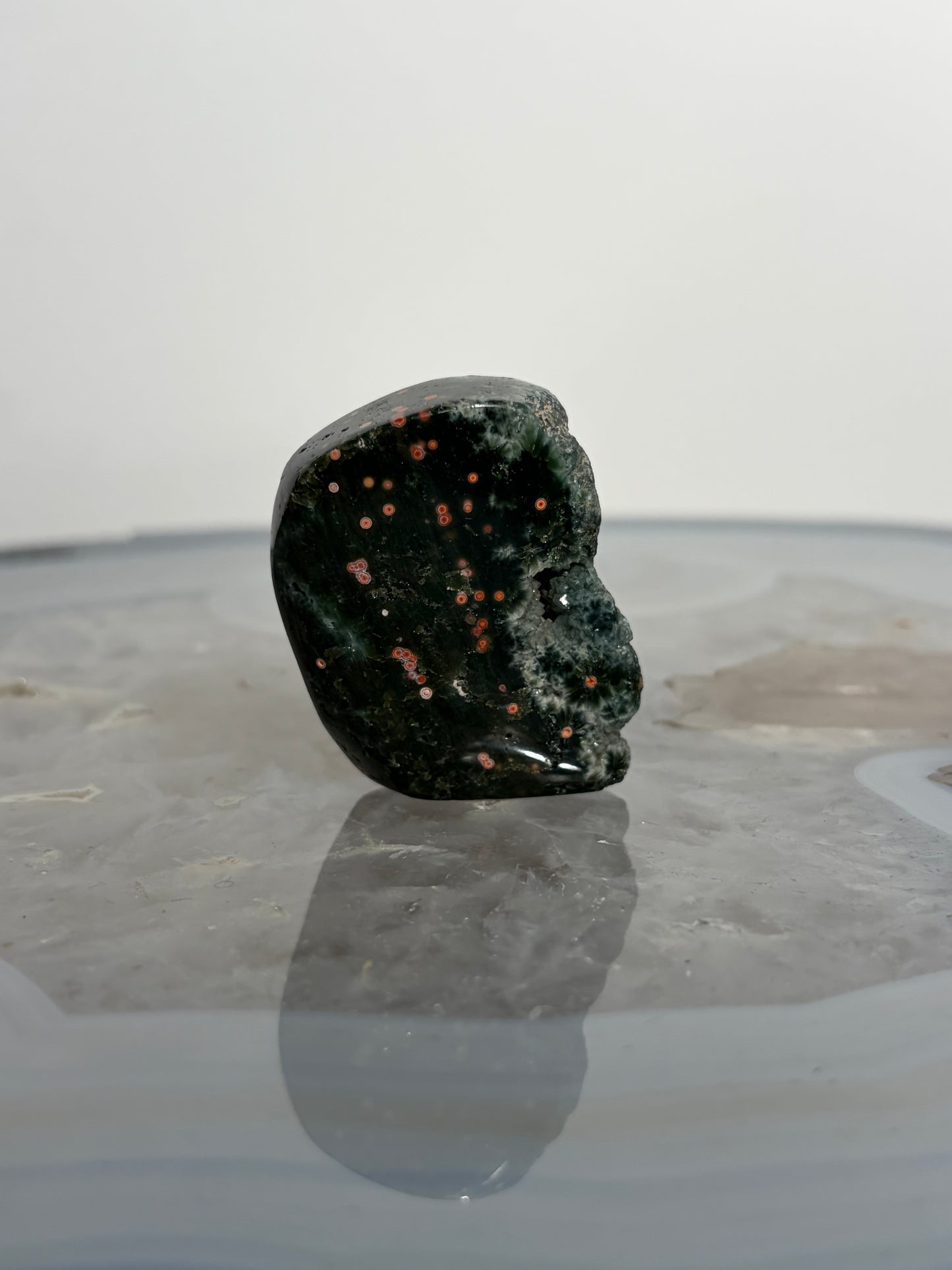 Druzy Pink Orbicular Jasper Miniature Freeform C