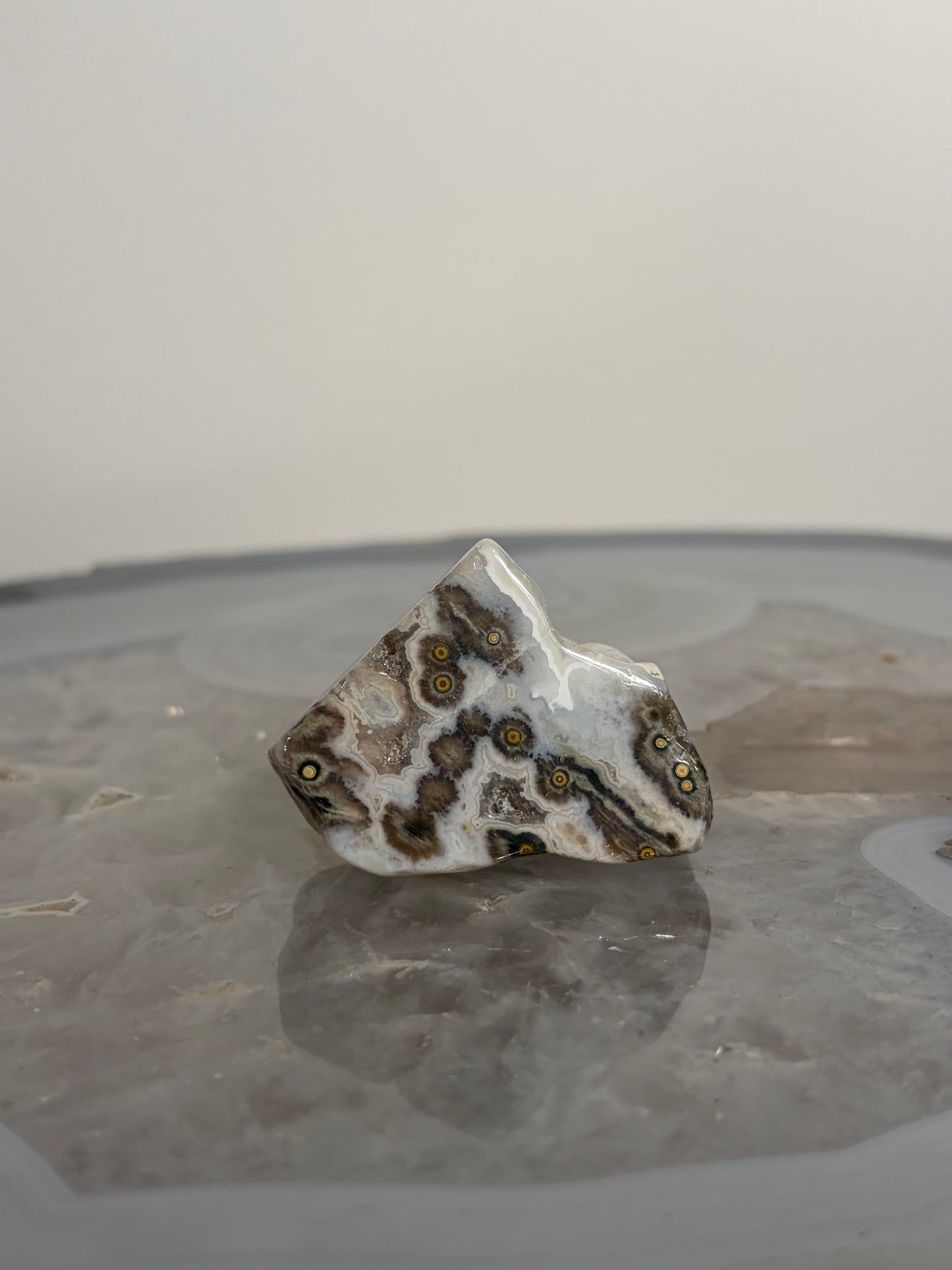 Druzy Orbicular Jasper Miniature Freeform D