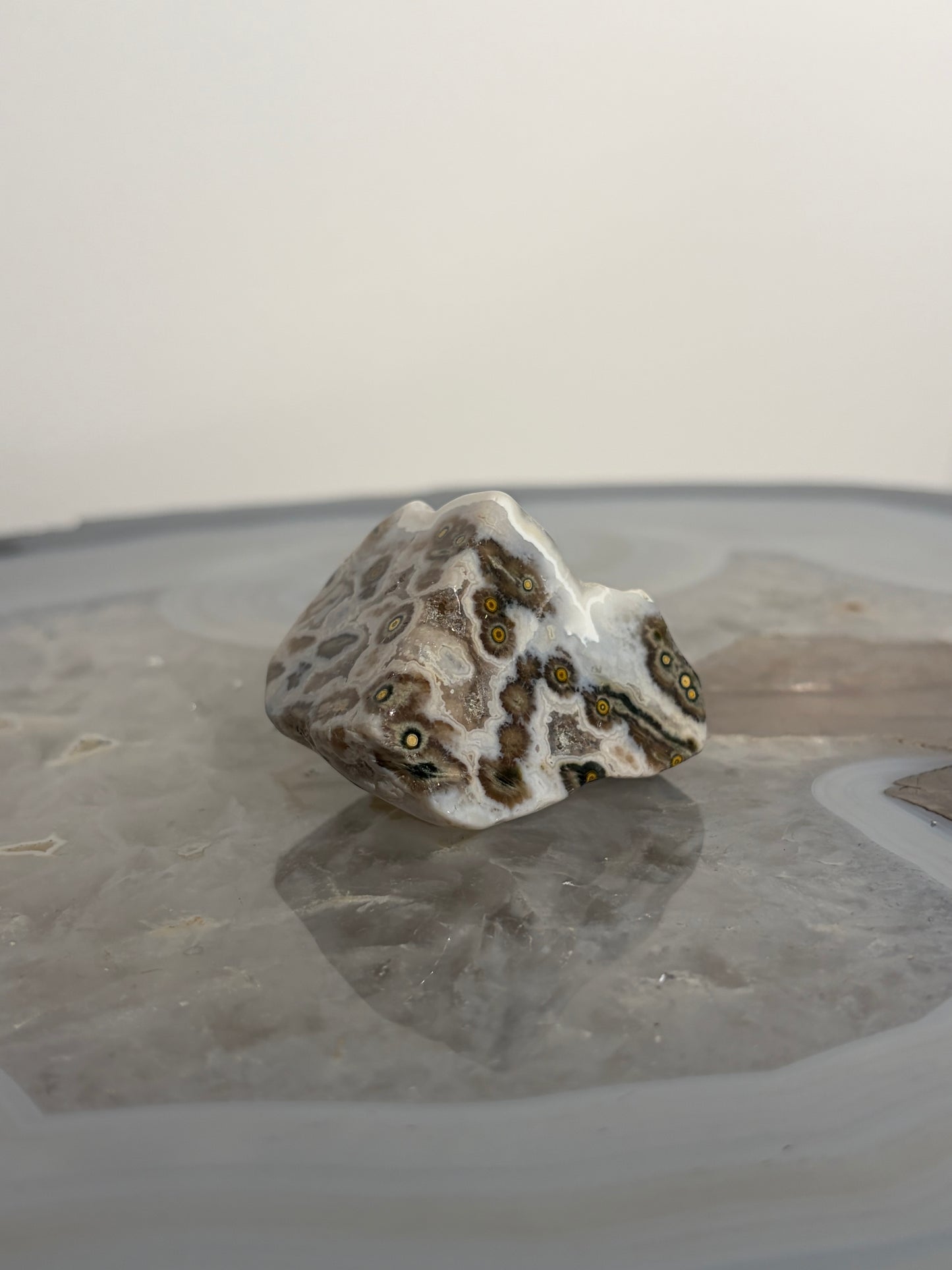 Druzy Orbicular Jasper Miniature Freeform D