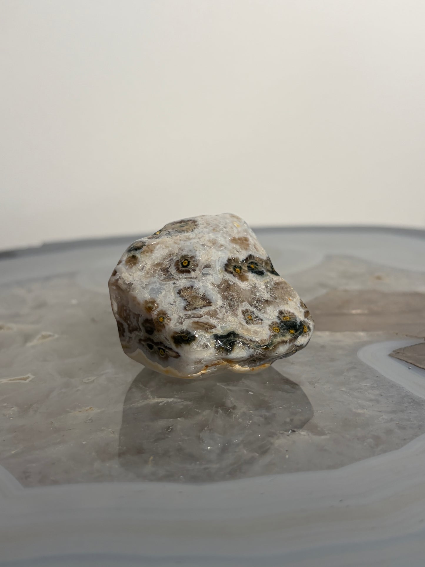 Druzy Orbicular Jasper Miniature Freeform D