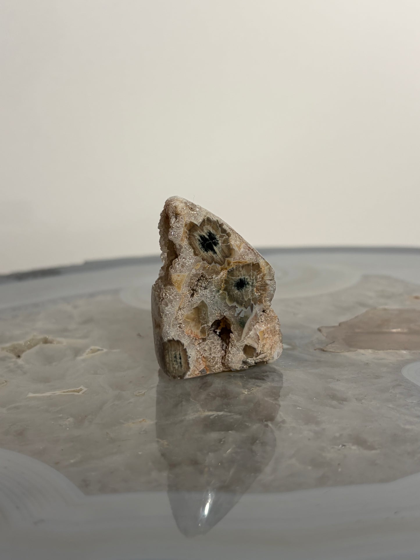 Druzy Orbicular Jasper Miniature Freeform E