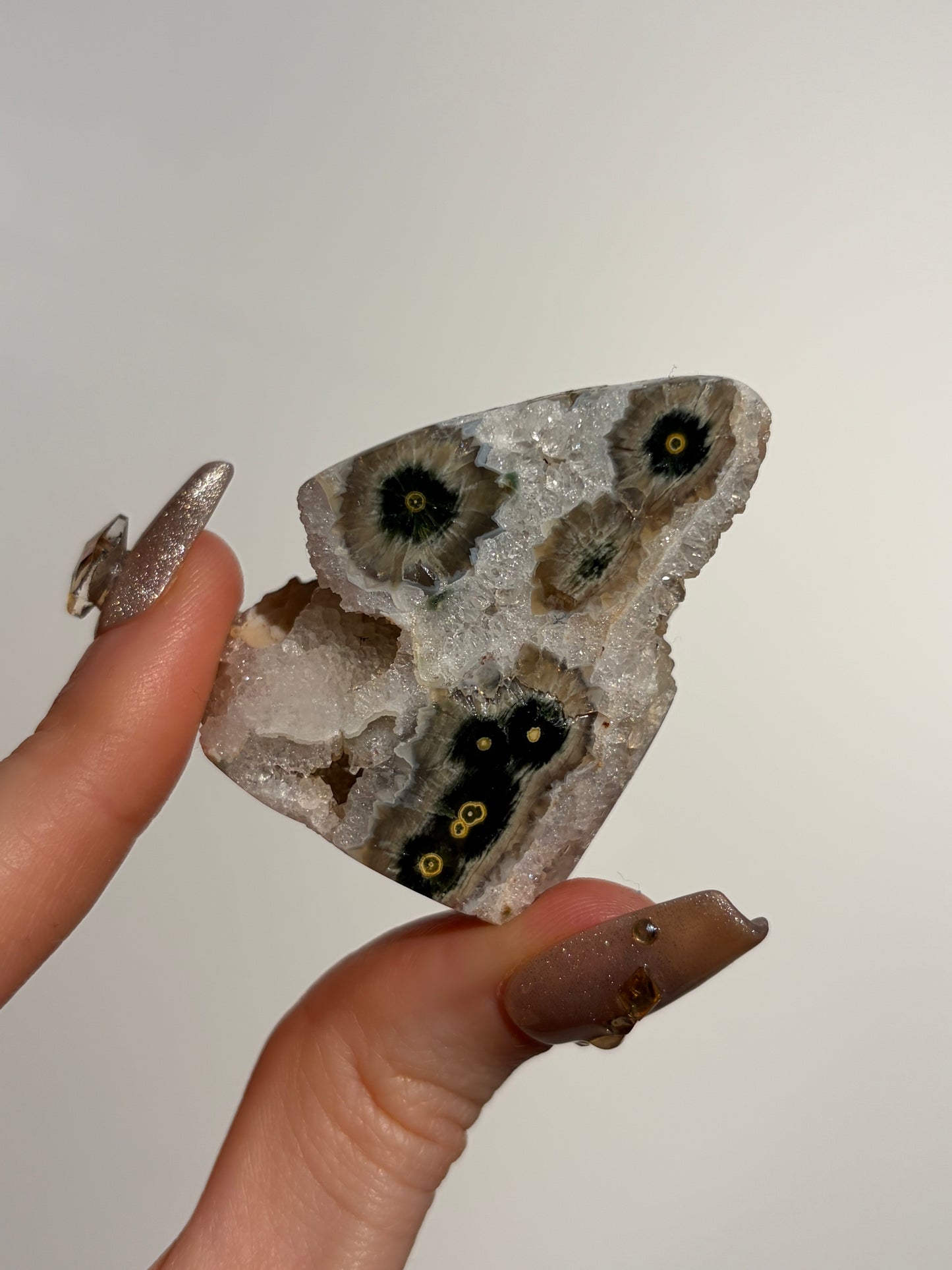 Druzy Orbicular Jasper Miniature Freeform E