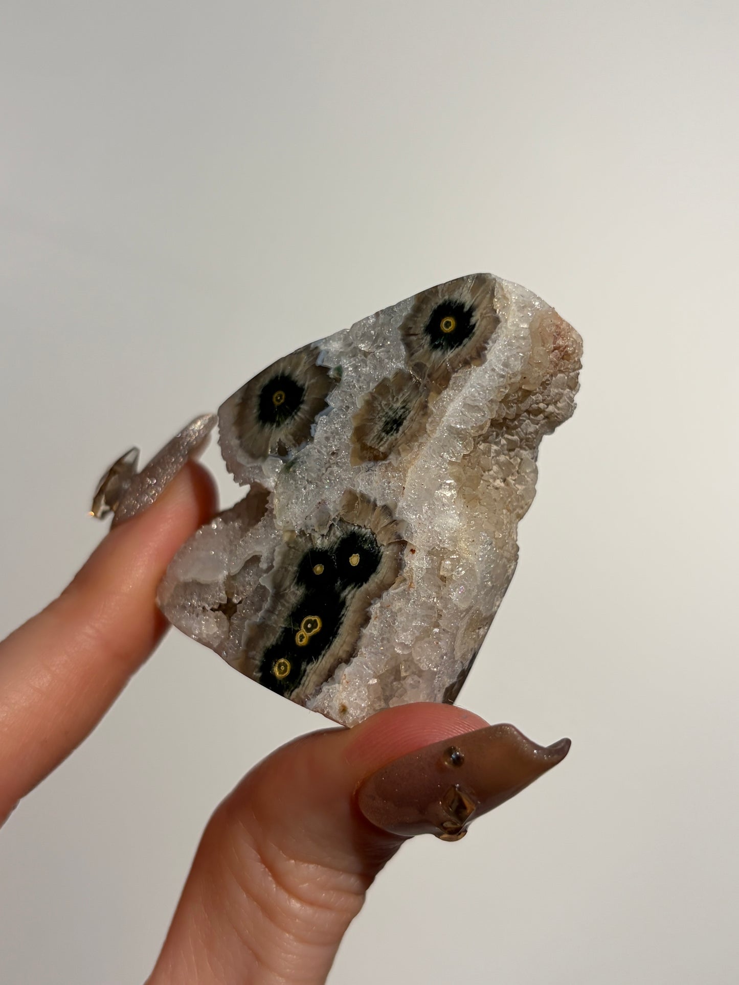 Druzy Orbicular Jasper Miniature Freeform E
