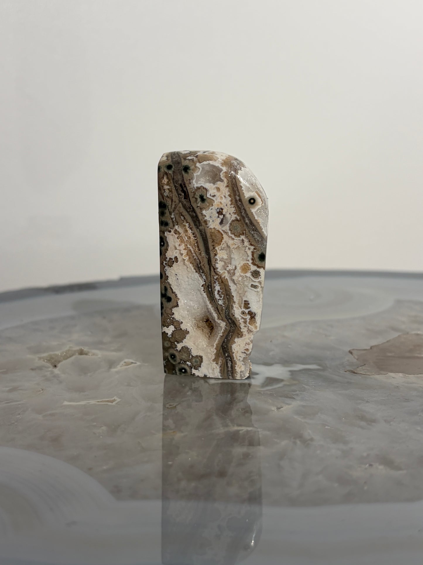 Druzy Orbicular Jasper Miniature Freeform F