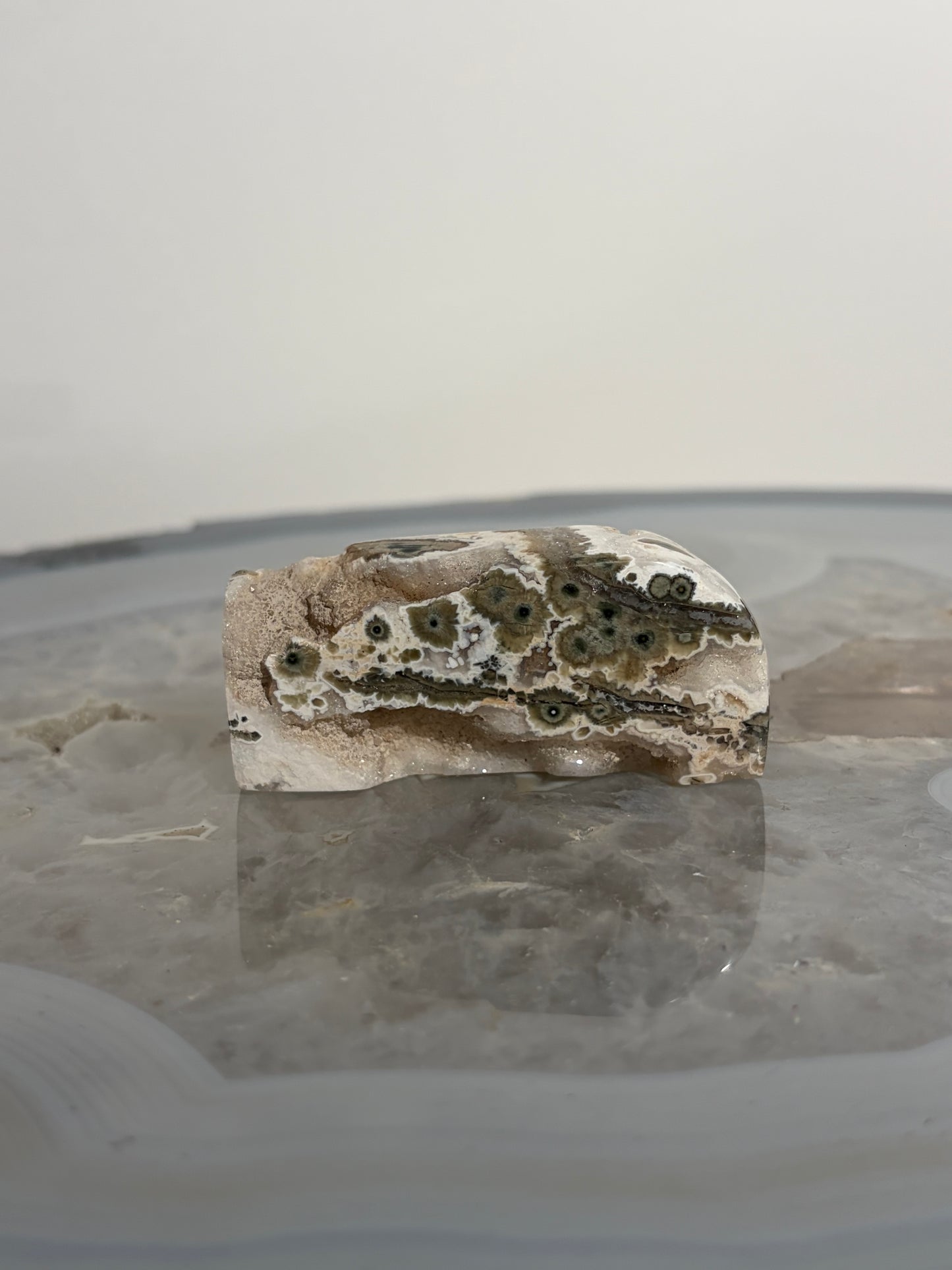 Druzy Orbicular Jasper Miniature Freeform F