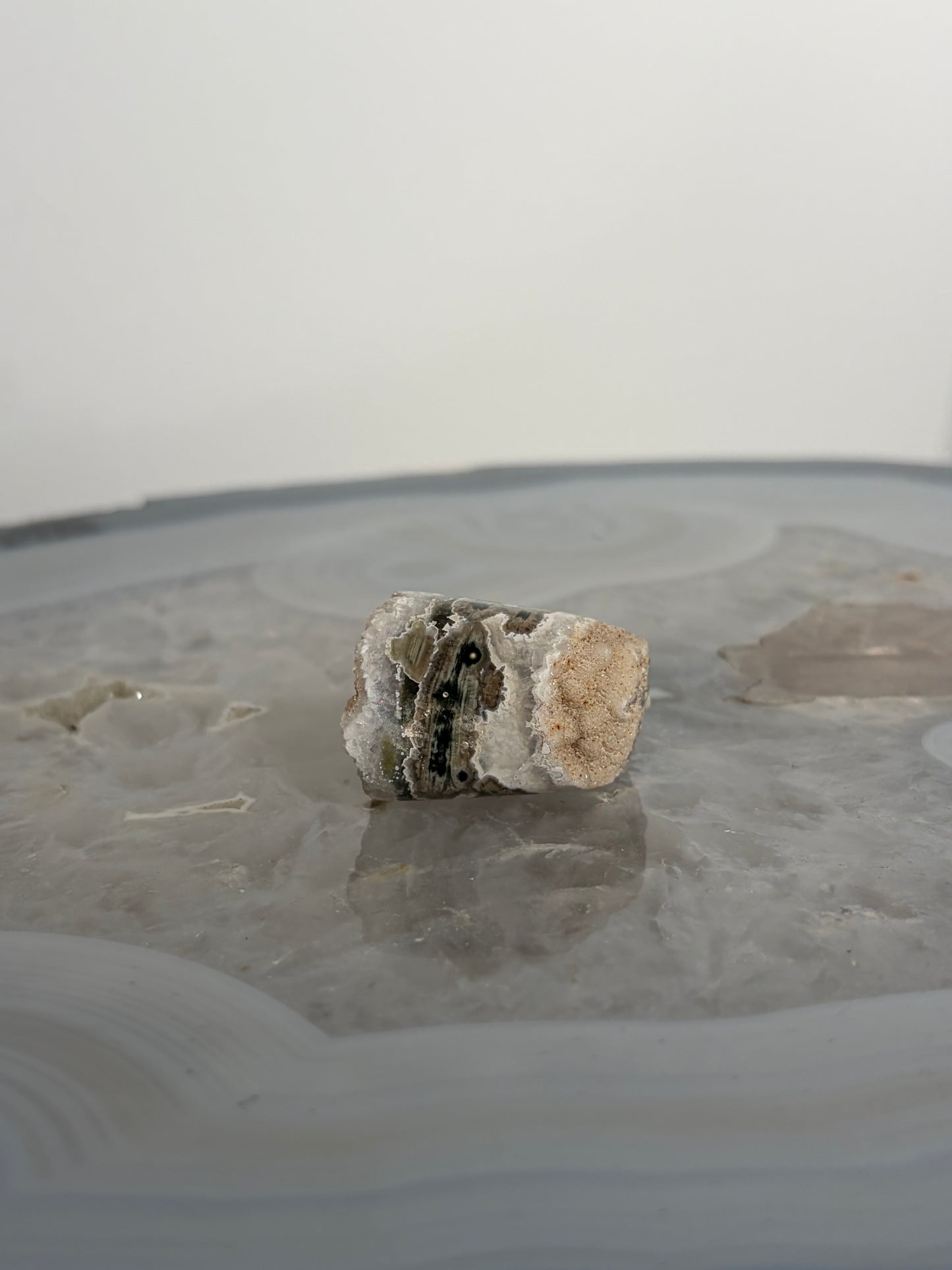 Druzy Orbicular Jasper Miniature Freeform J