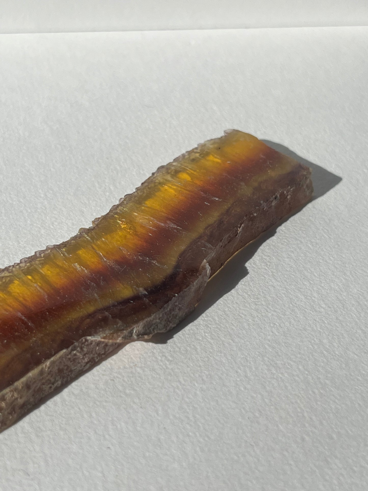 Yellow Okorusu Fluorite Slice