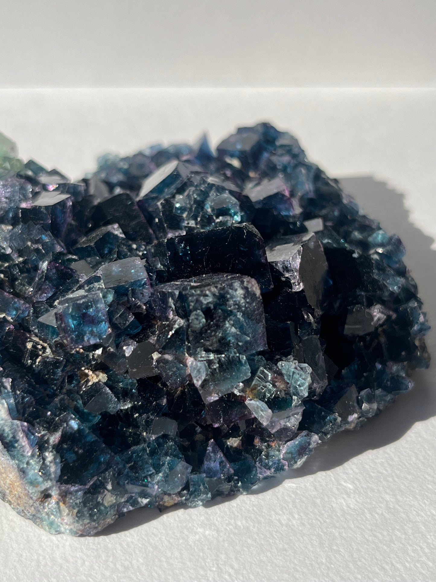 Okorusu Blue-Green Fluorite Specimen with Modified Cube Edges A (Collector's Choice)