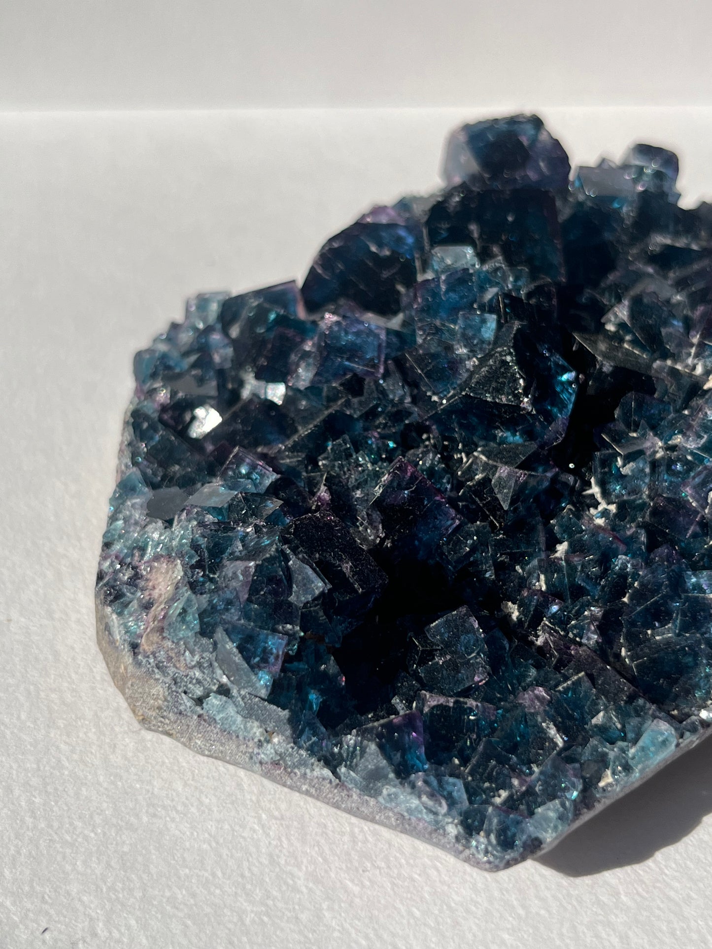 Okorusu Blue-Green Fluorite Specimen with Modified Cube Edges A (Collector's Choice)
