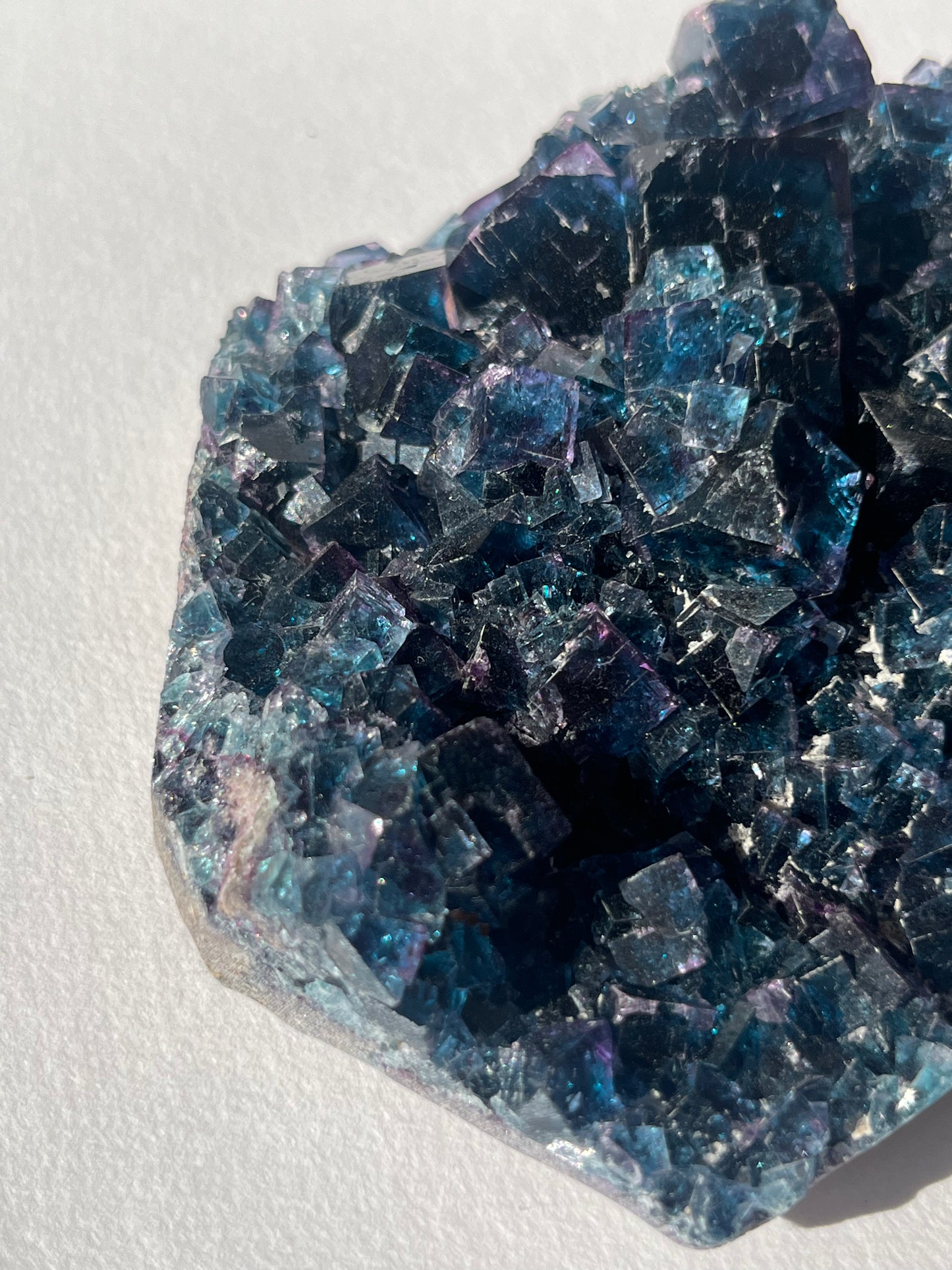 Okorusu Blue-Green Fluorite Specimen with Modified Cube Edges A (Collector's Choice)
